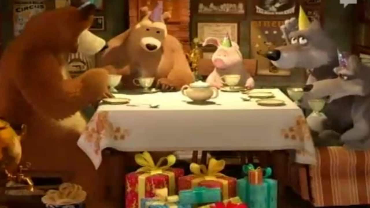 Masha e Orso - S2E18 - Una volta l'anno, il compleanno!