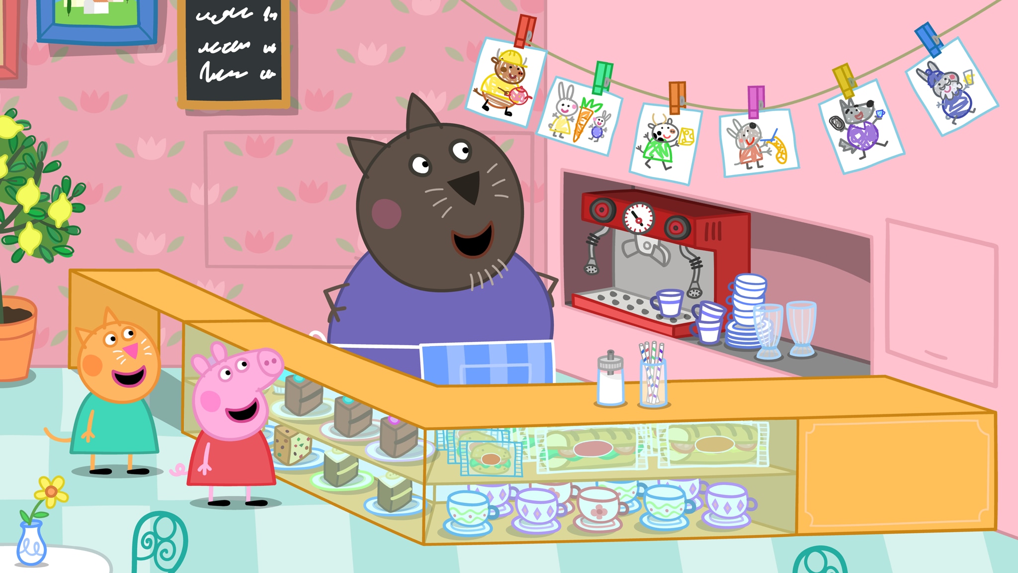 Peppa Pig - S10E43 - Il bar del signor Gatto