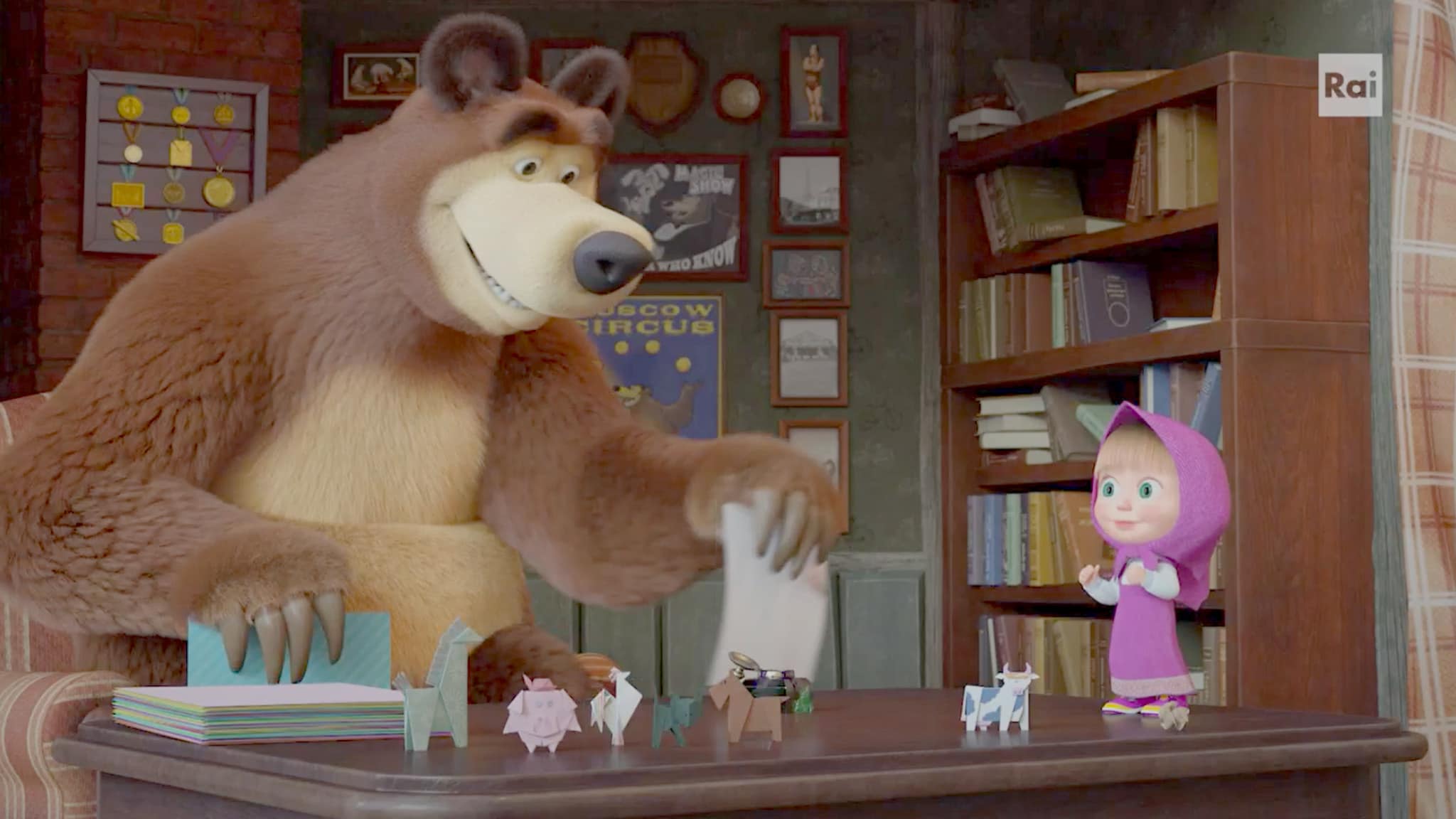 Masha e Orso - Filastrocche per tutti - S1E22 - I versi degli animali