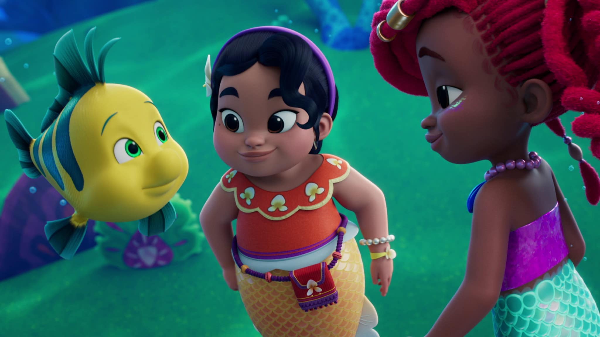 Ariel - S1E8 - La Babysitter delle Baby-seppie / Flounder il Leader
