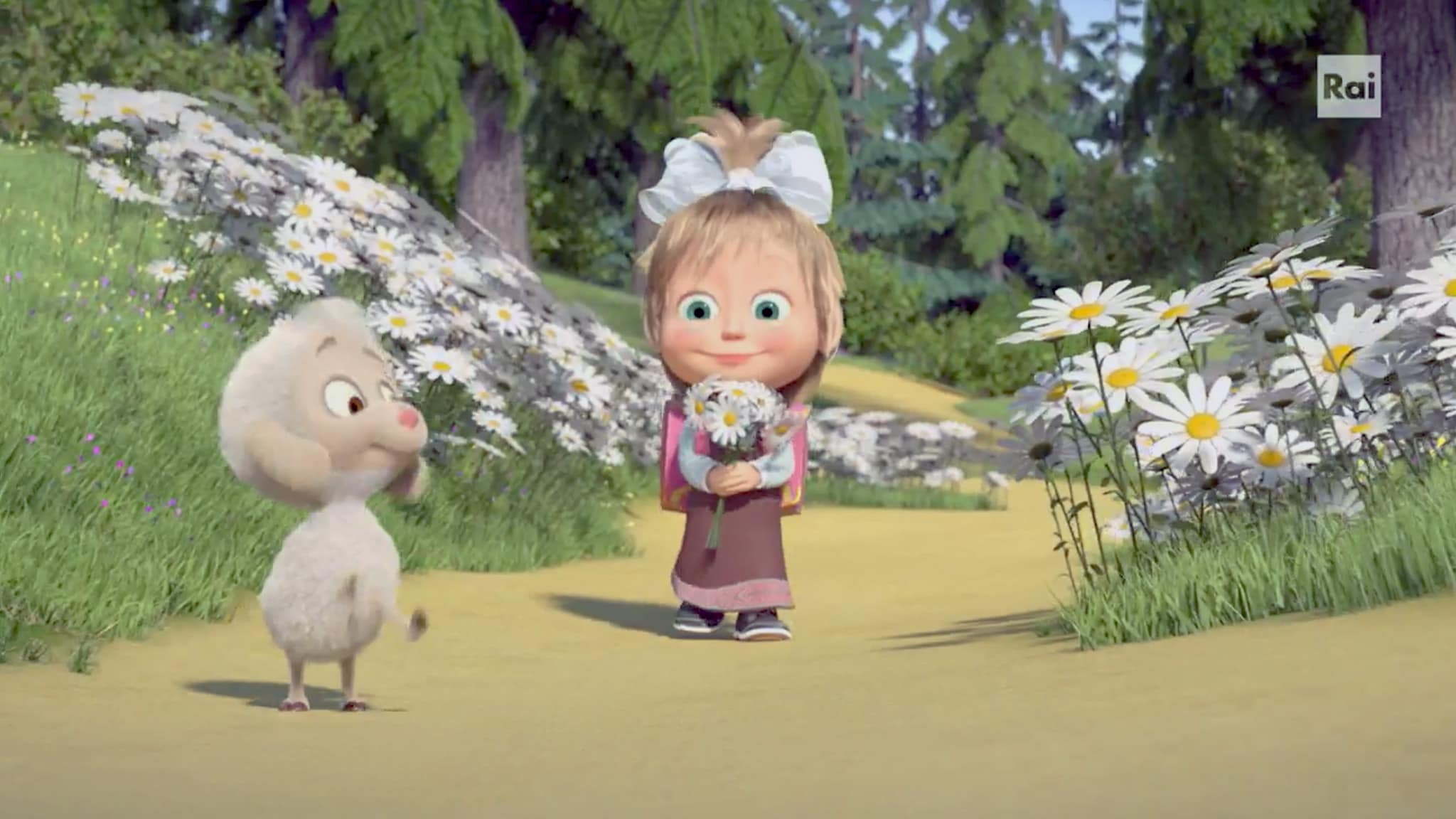 Masha e Orso - Filastrocche per tutti - S1E17 - Mary aveva un agnellin