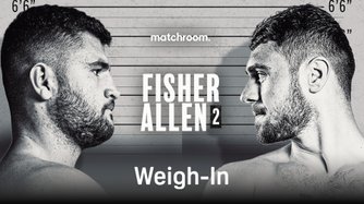 Fisher vs. Allen II: Cerimonia del peso