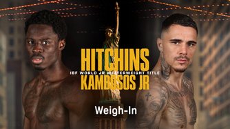 Hitchins vs. Kambosos Jr.: Cerimonia del peso