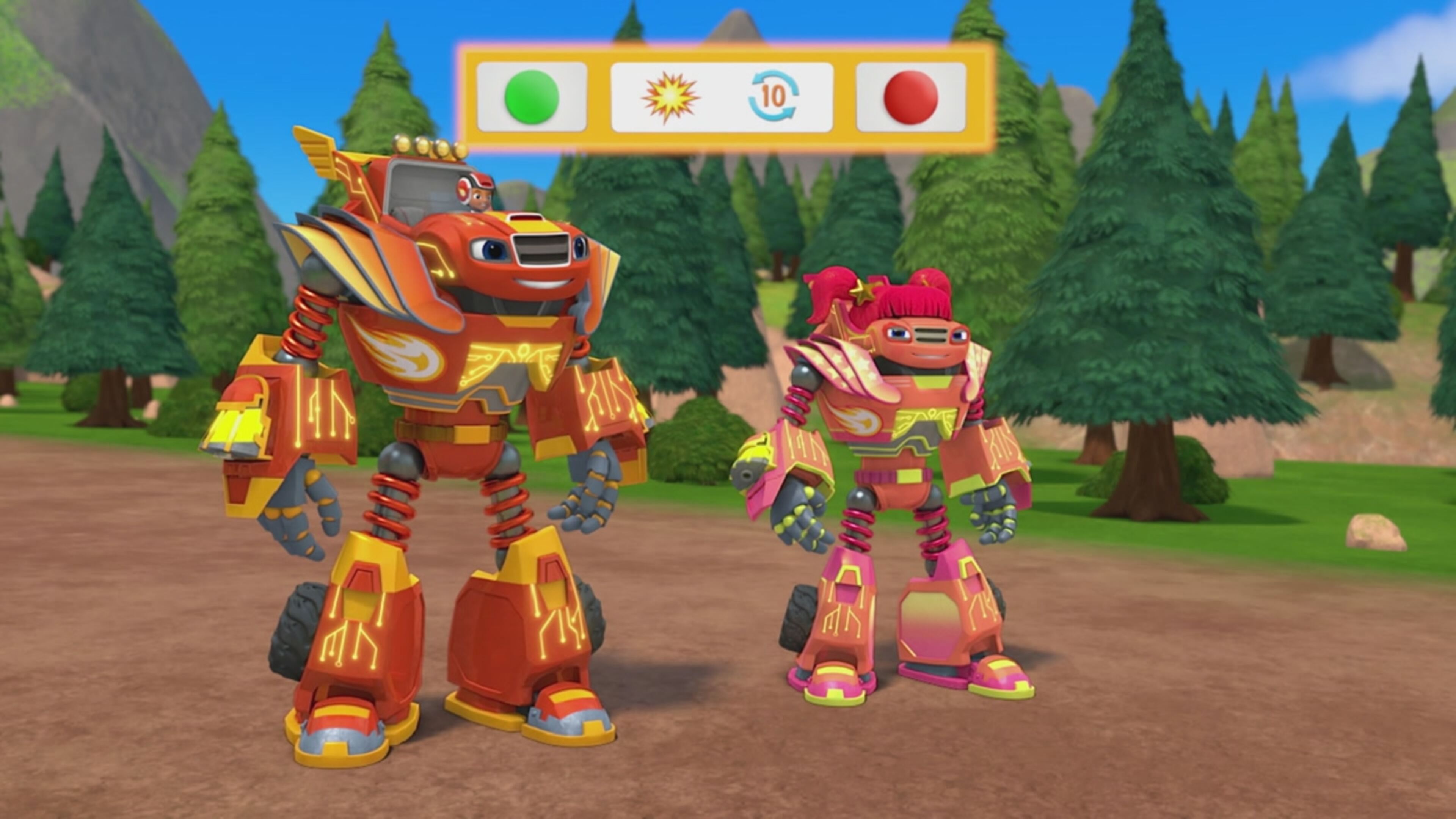 Blaze e le megamacchine - S7 Ep.21 - Salvataggio in aria con i robot