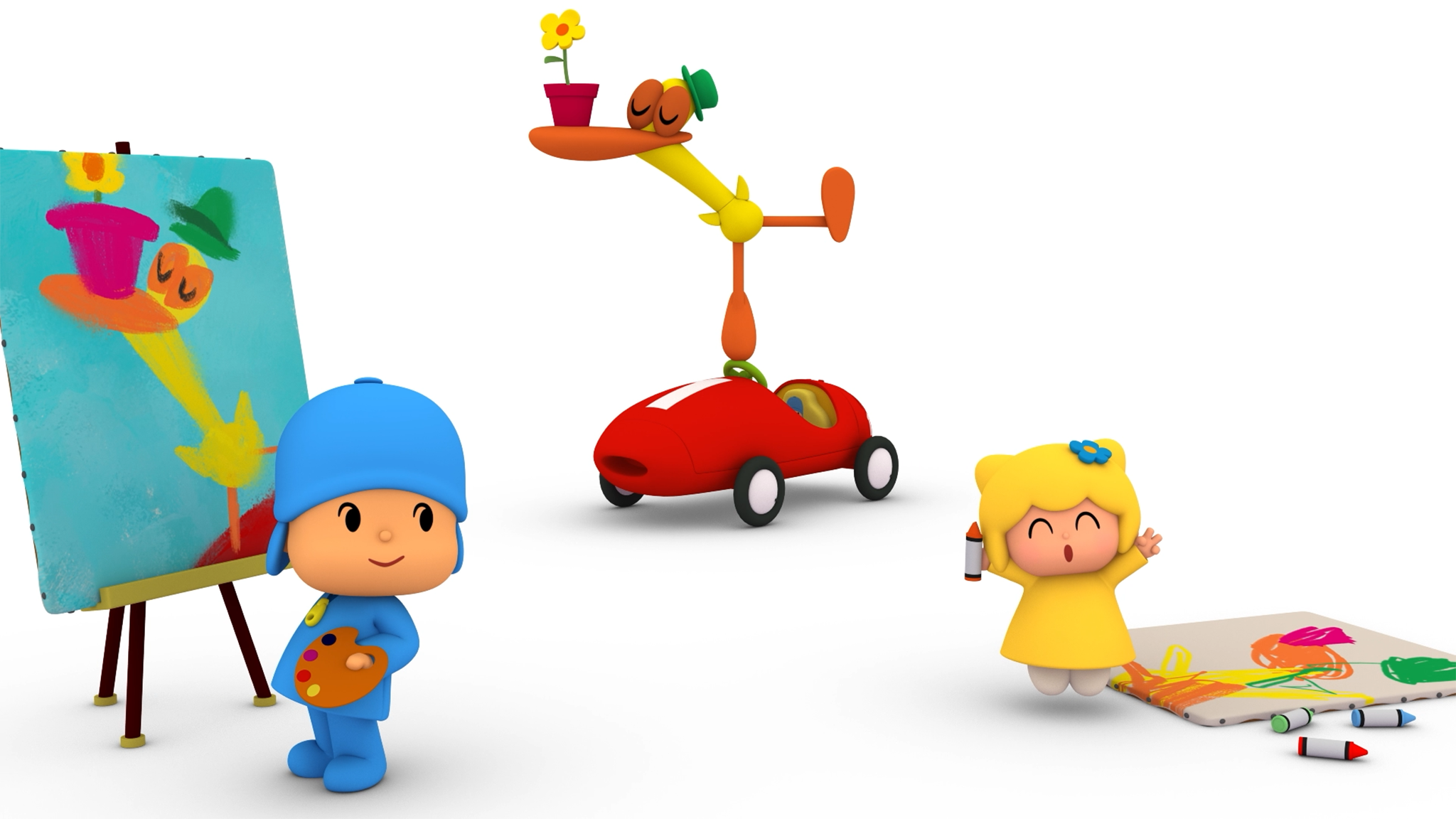 Pocoyo - S5E40 - Gara di pittura intergalattica