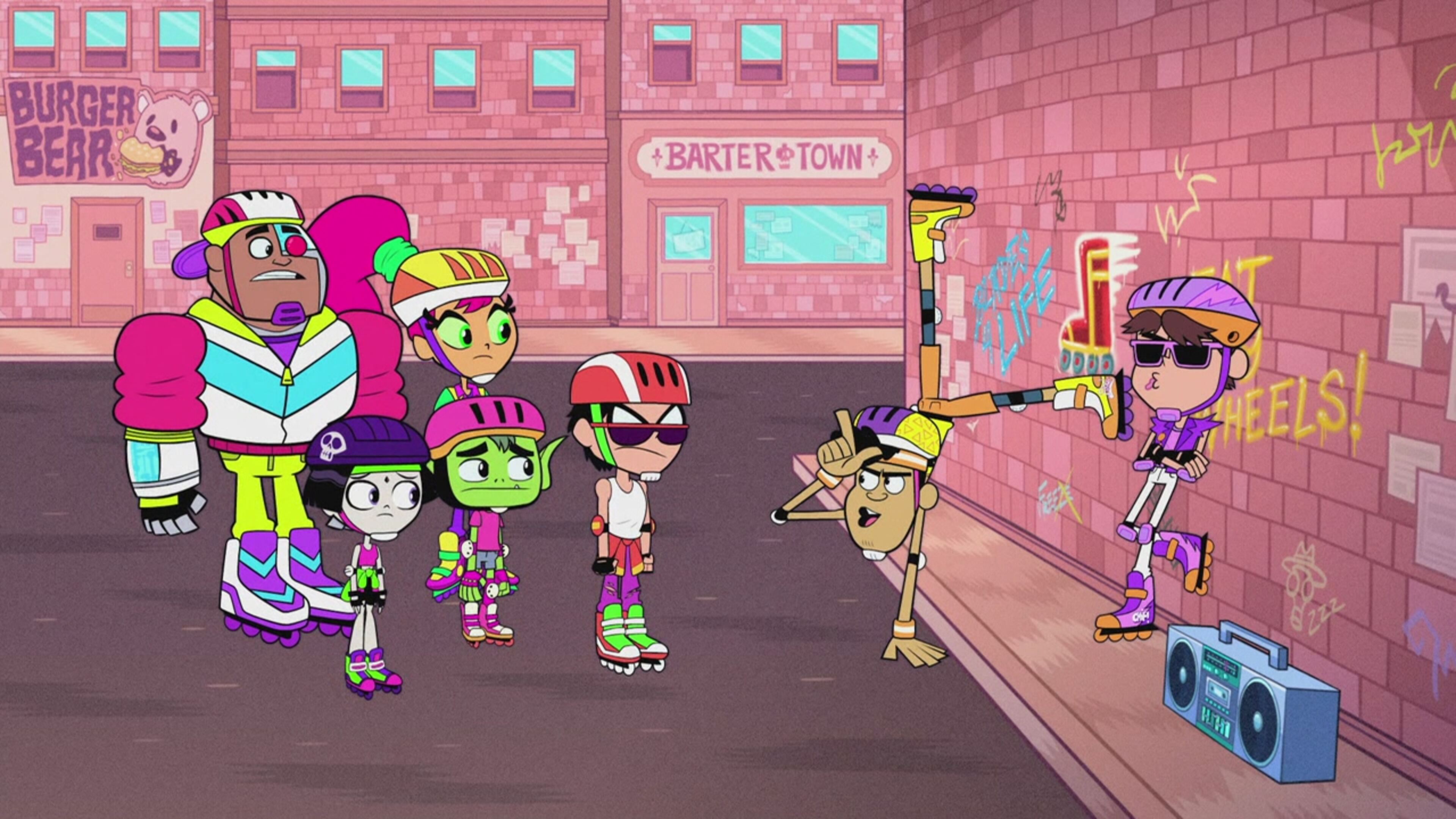 Teen Titans Go! - S3 Ep.34 - Gara di Rollerblader