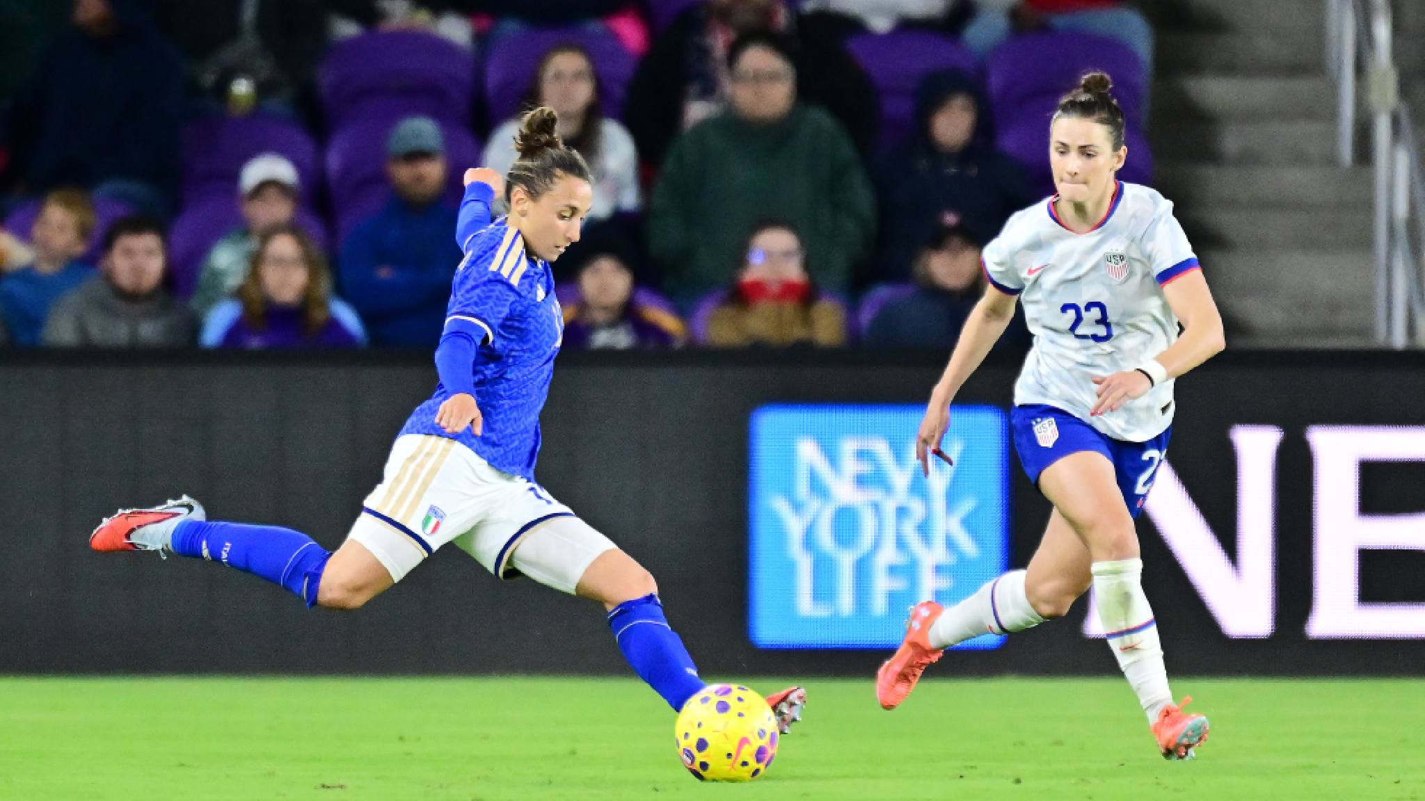 Calcio: Nazionale femminile - Amichevole: Stati Uniti - Italia