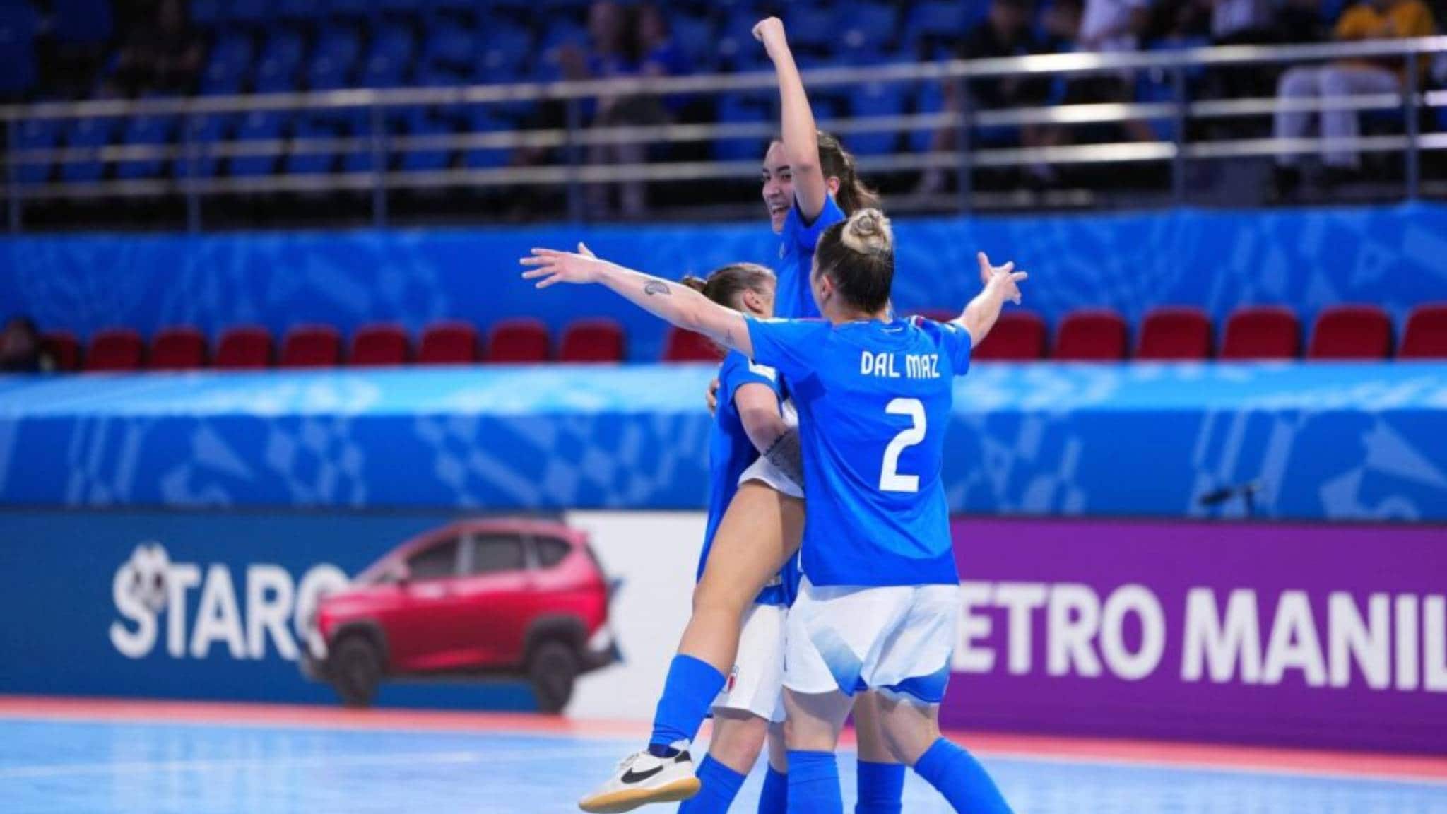 Calcio a 5: Coppa del Mondo femminile 2025 - Quarti: Italia - Portogallo