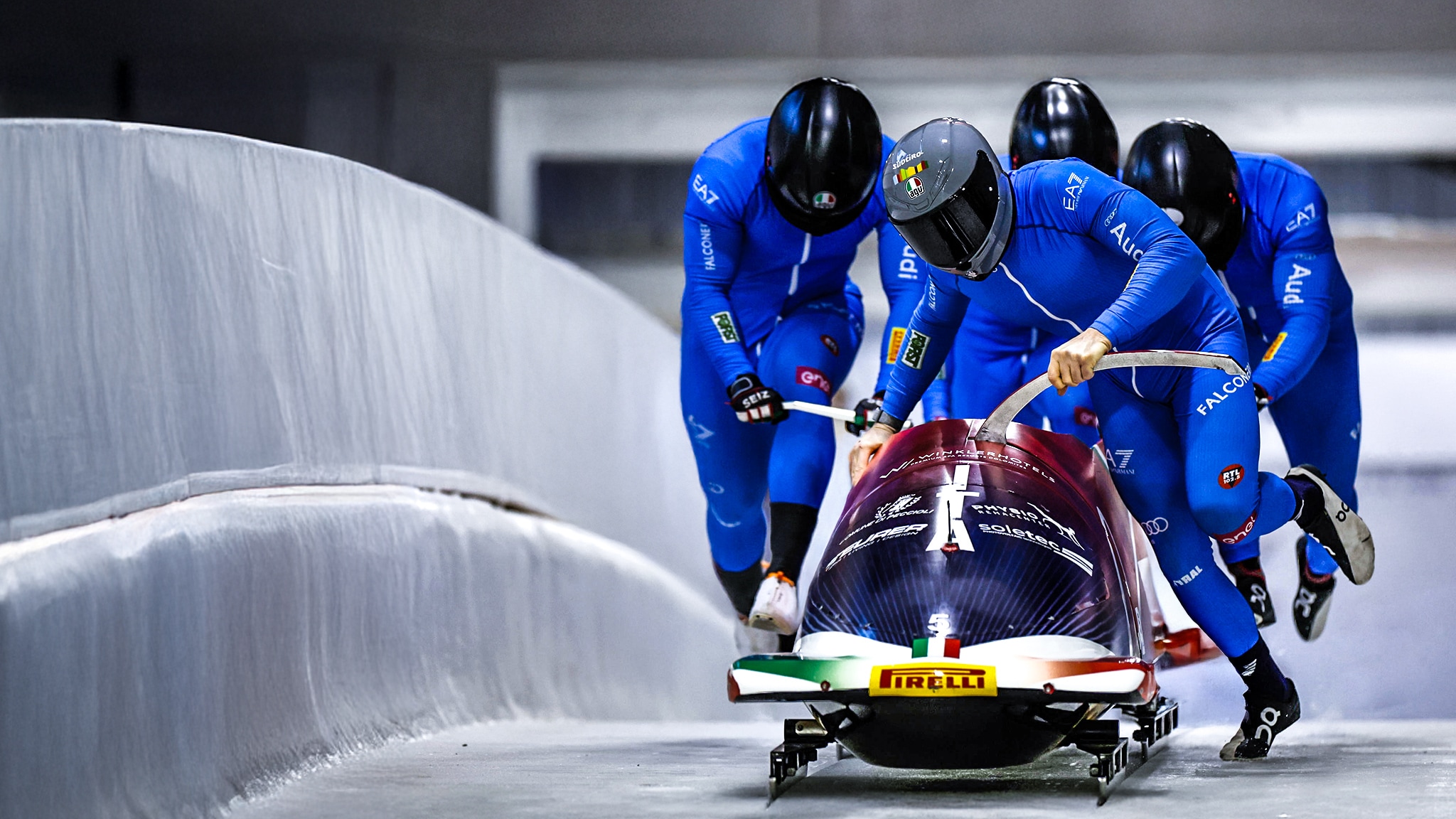 Bob a Due. Coppa del Mondo Cortina: Discesa maschile - 2a manche