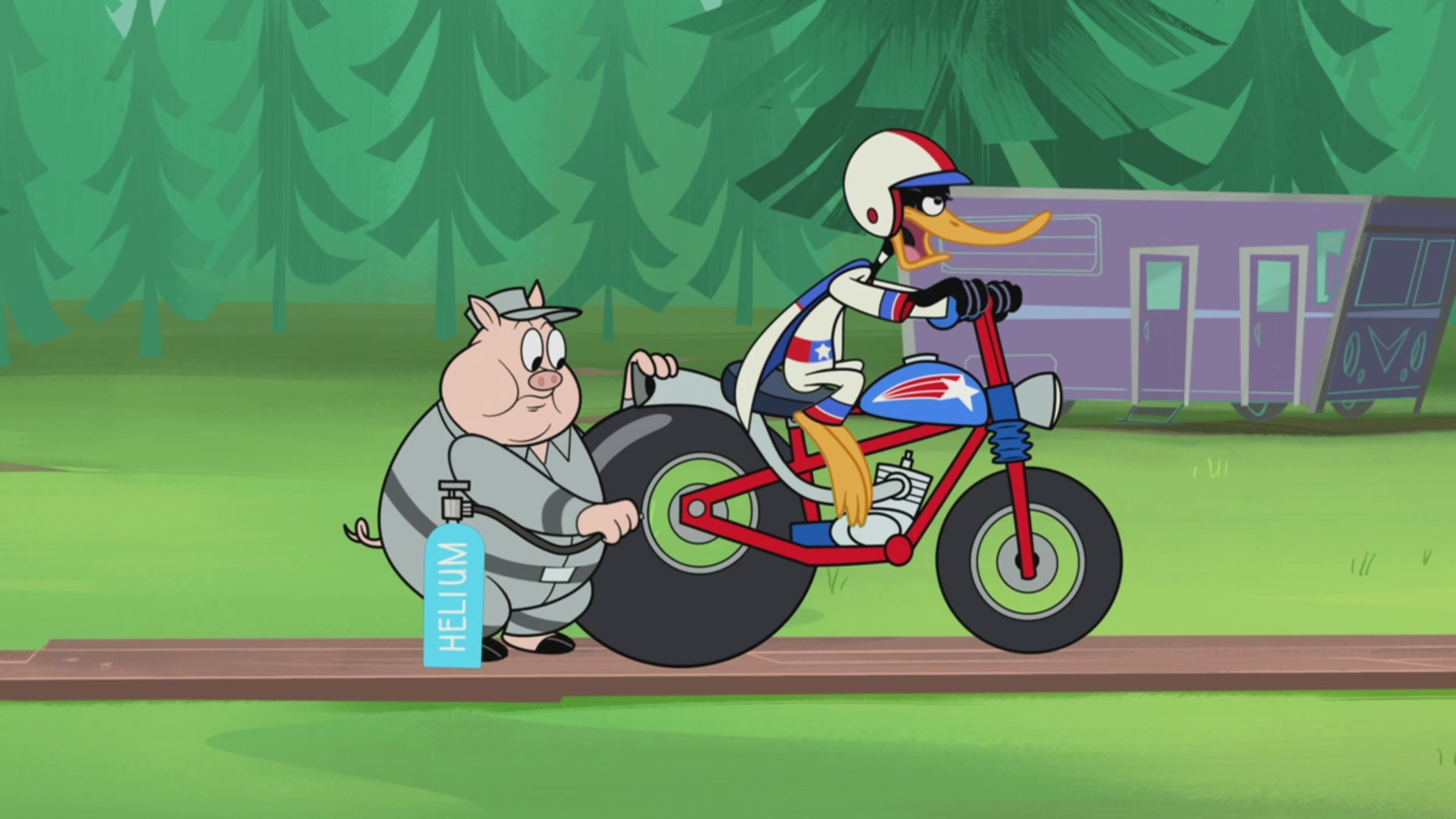 New Looney Tunes - S3 Ep.19 - Gara di bolidi/Il papero temerario