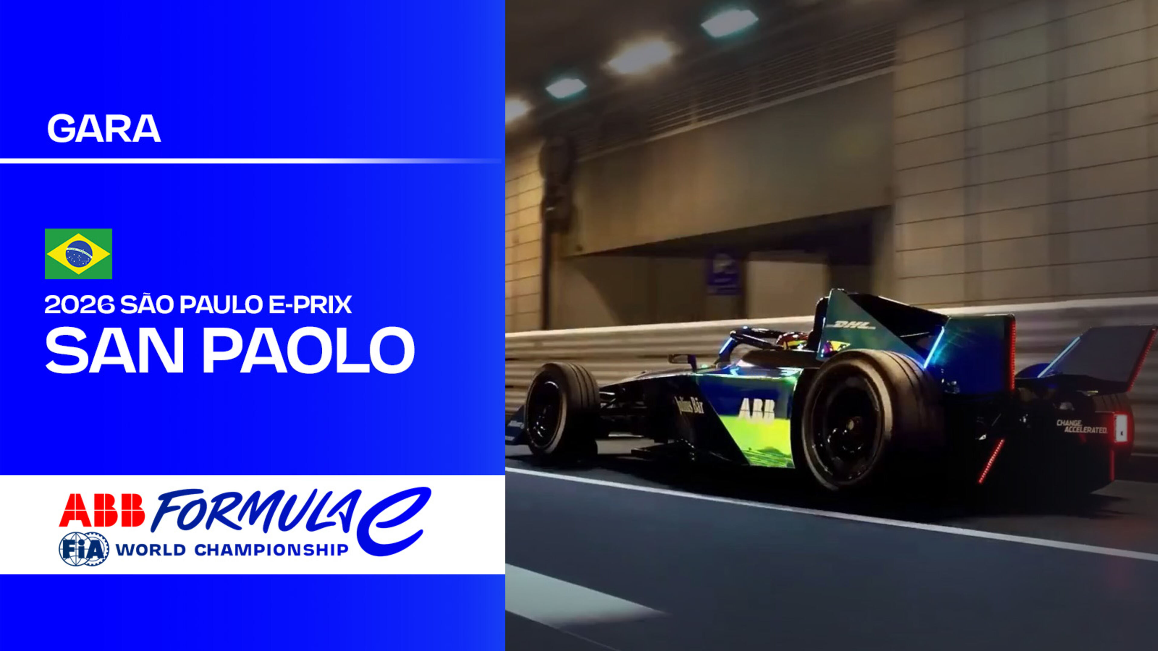Formula E - Gara - Brasile - San Paolo