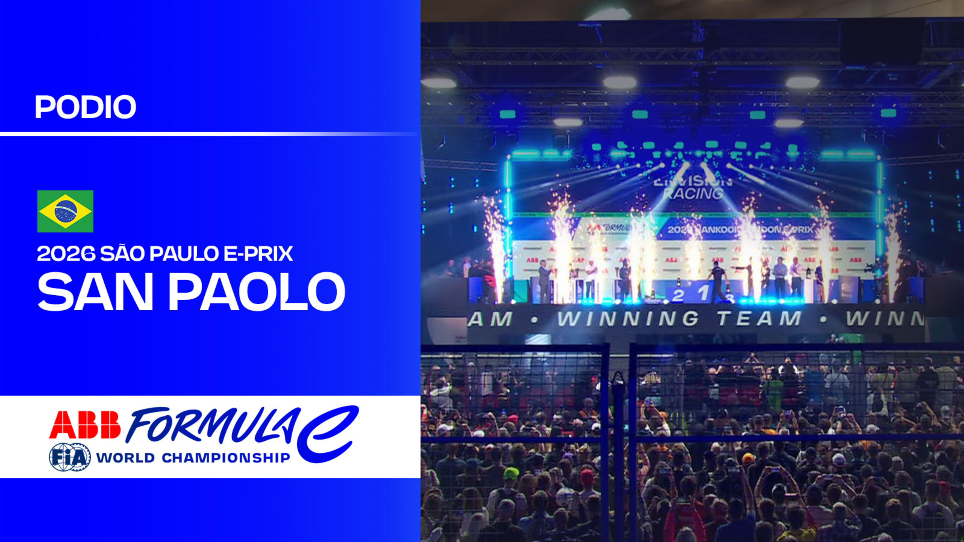Formula e 2026 podio