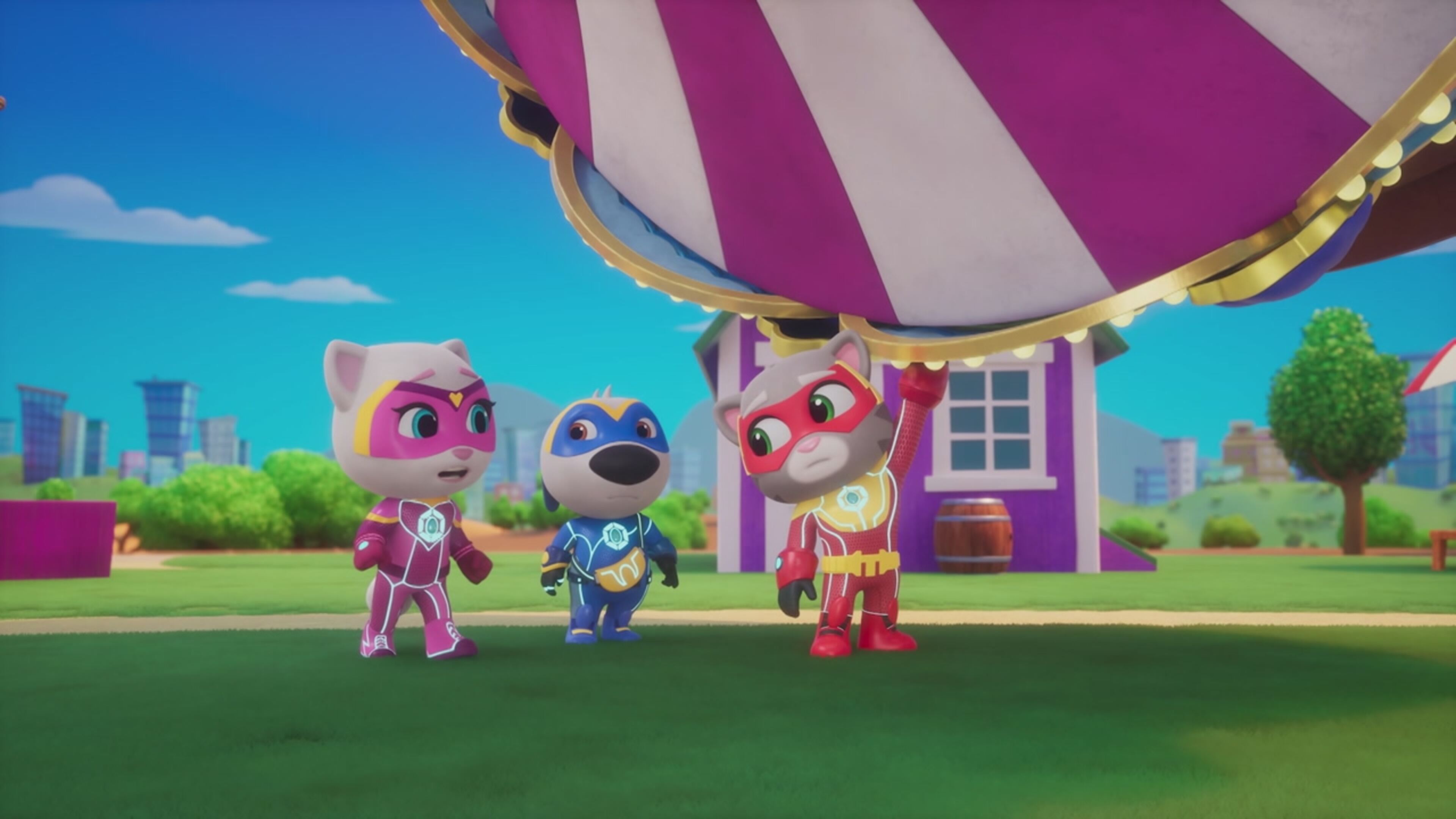 Talking Tom Heroes: super amici - S1 Ep.38 - Le corse di Angela