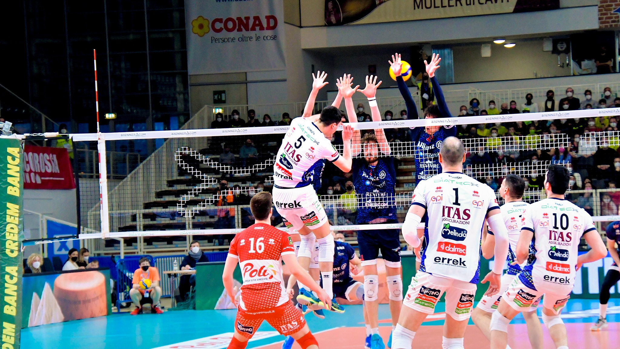 Pallavolo. SuperLega Credem Banca: Piacenza-Verona - 12a g.ta