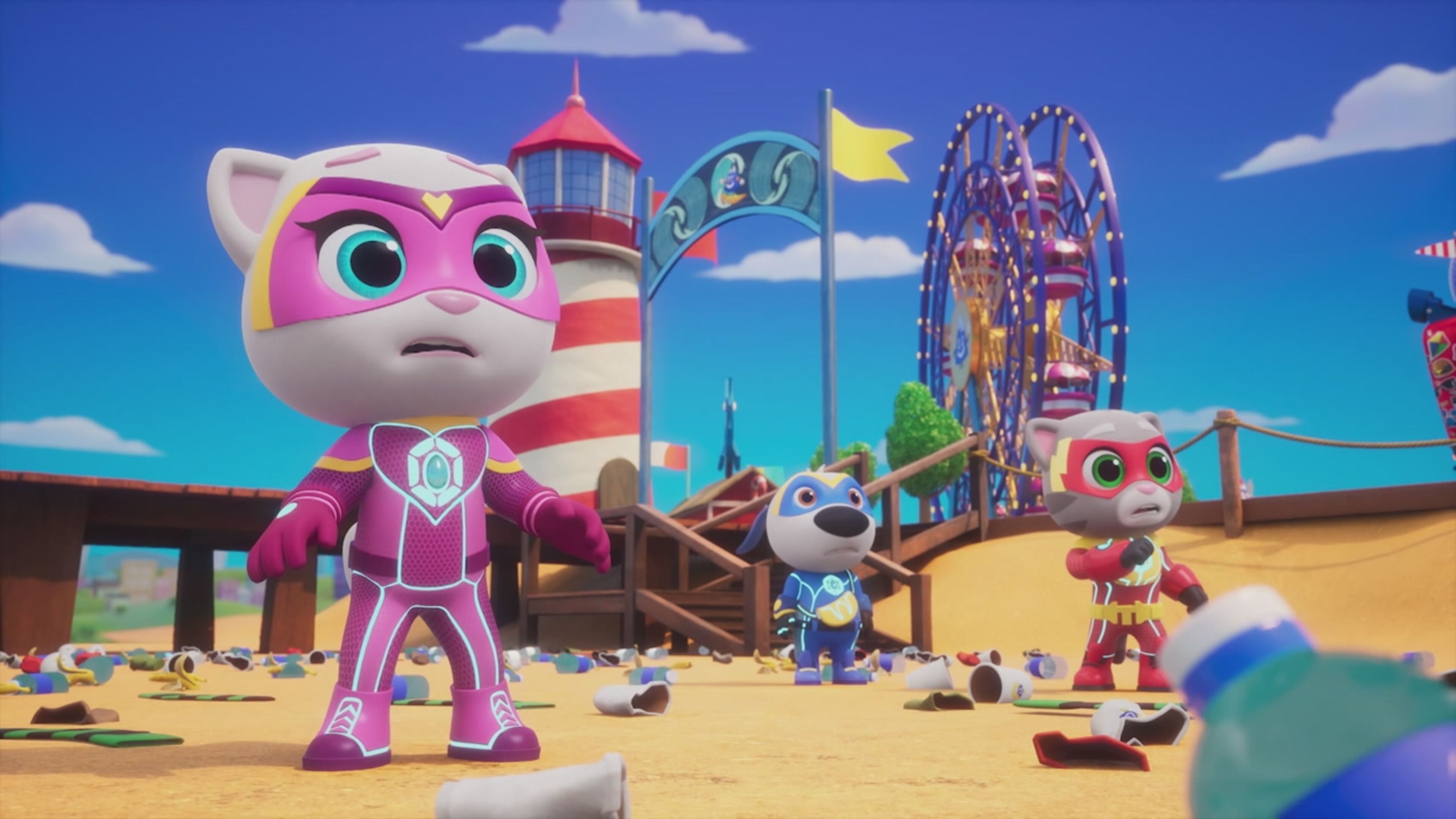 Talking Tom Heroes: Super Amici - S1 Ep.4 - Il caos prima della tempesta