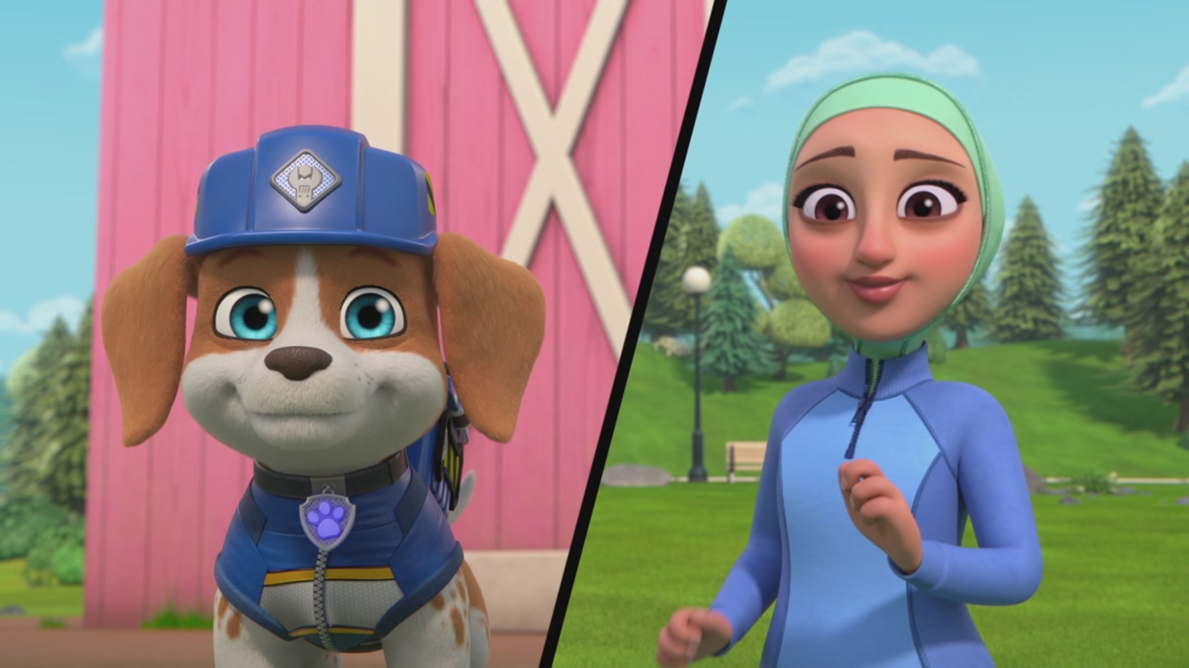 Rubble  Crew - S2 Ep.9 - La squadra costruisce una ruota panoramica / La squadra costruisce un'area yoga per gli animali