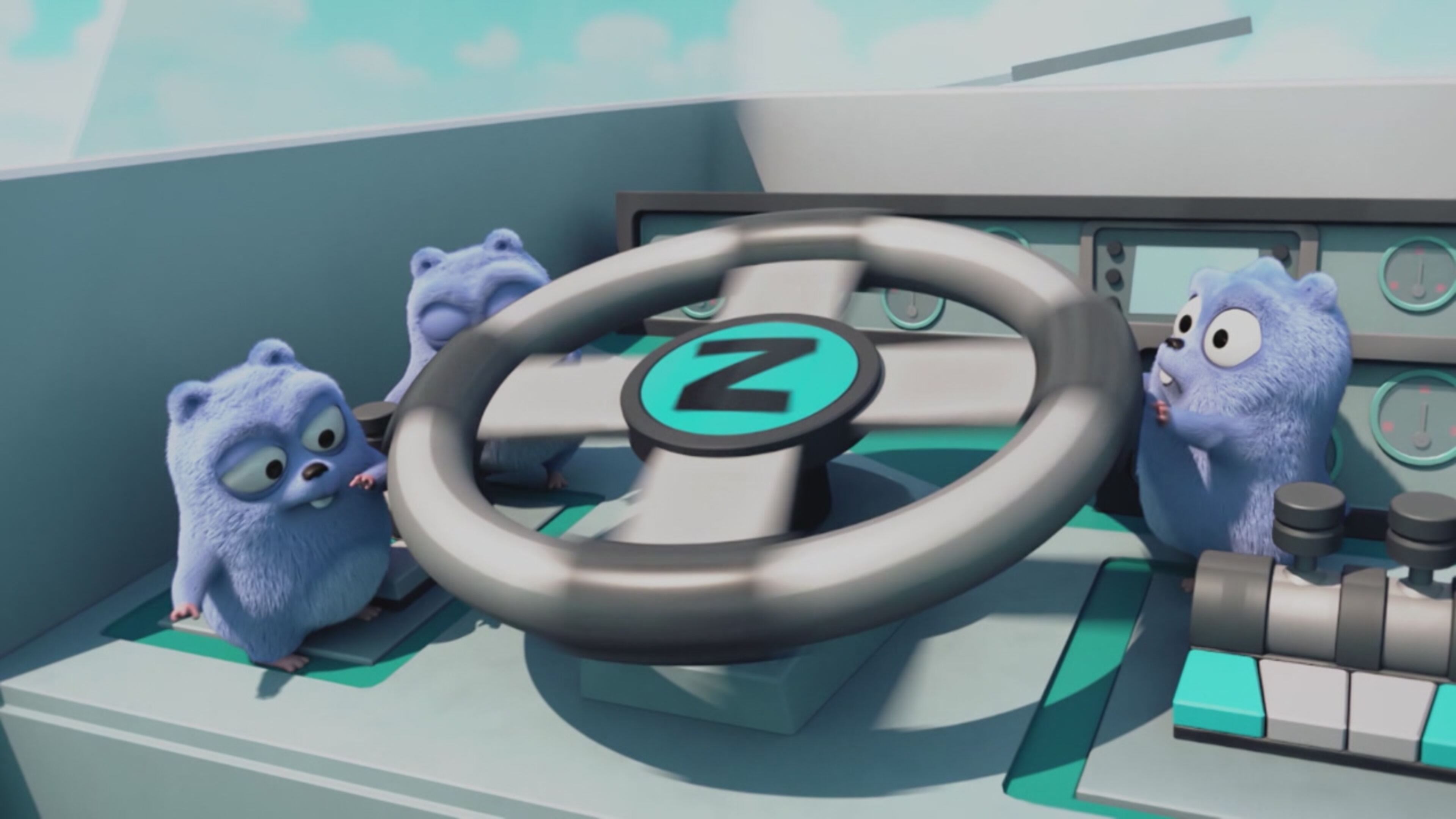 Grizzy e i Lemming - S3 Ep.18 - Una gita al largo