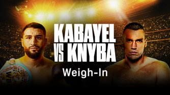 Kabayel vs. Knyba: Cerimonia del peso