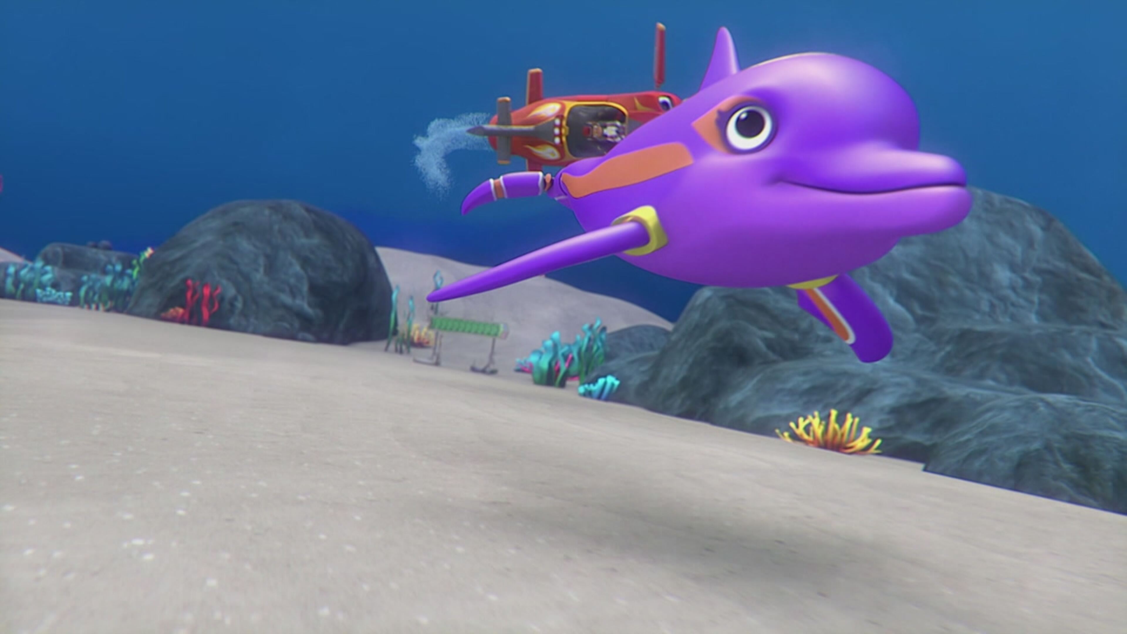 Blaze e le megamacchine - S5 Ep.10 - Il grand prix \"Mare Profondo\"