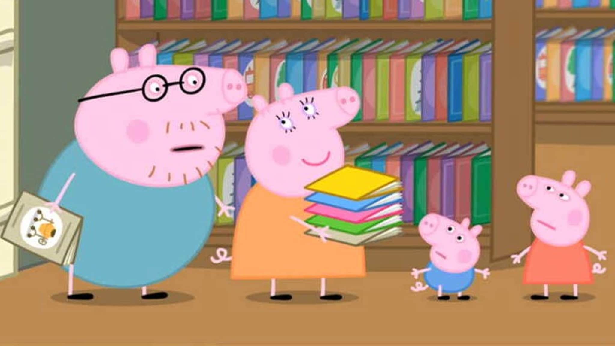 Peppa Pig - S3E4 - La biblioteca
