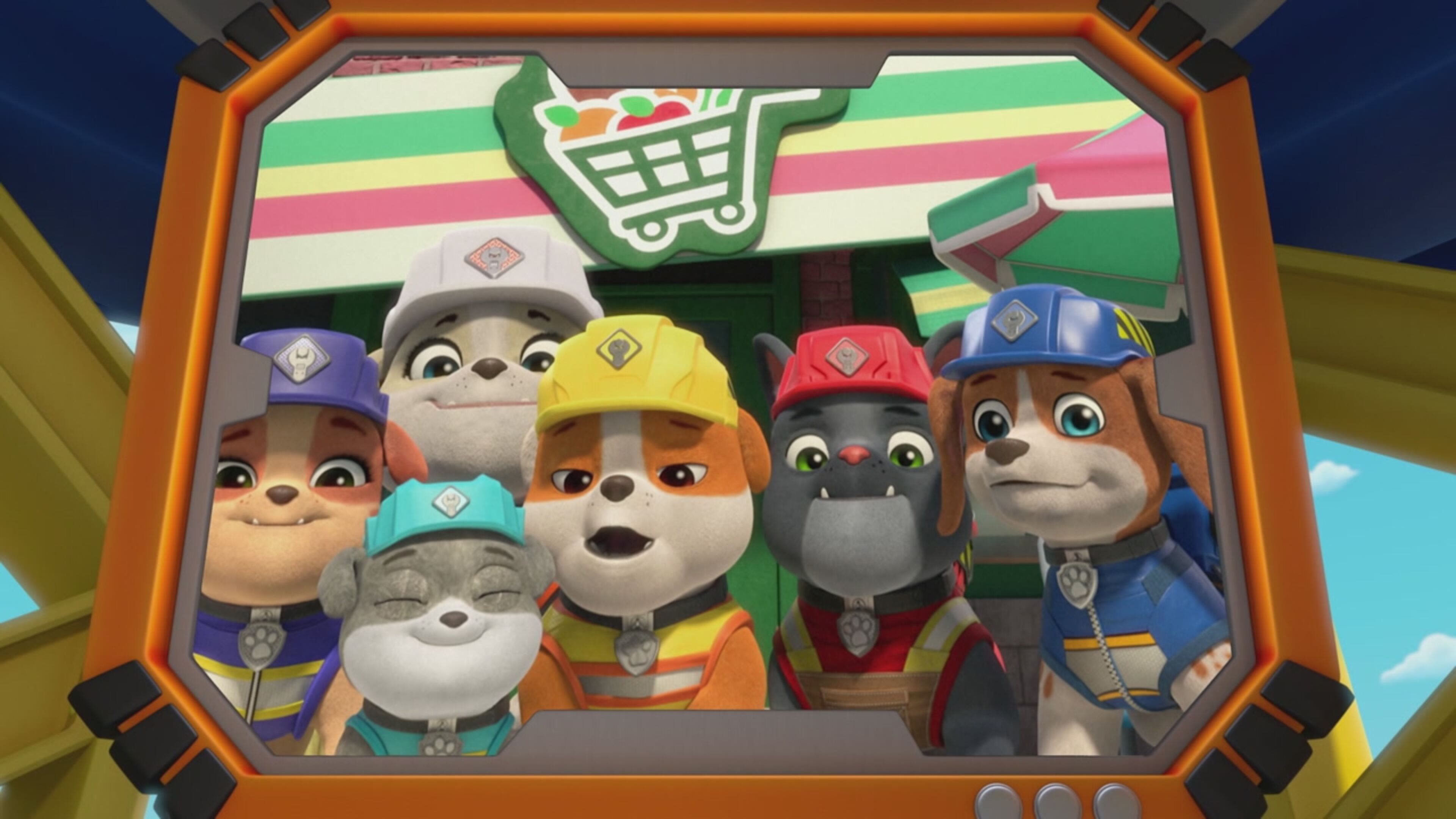 Rubble  Crew - S1 Ep.5 - La squadra costruisce un autolavaggio. / La squadra organizza la festa del nonno.