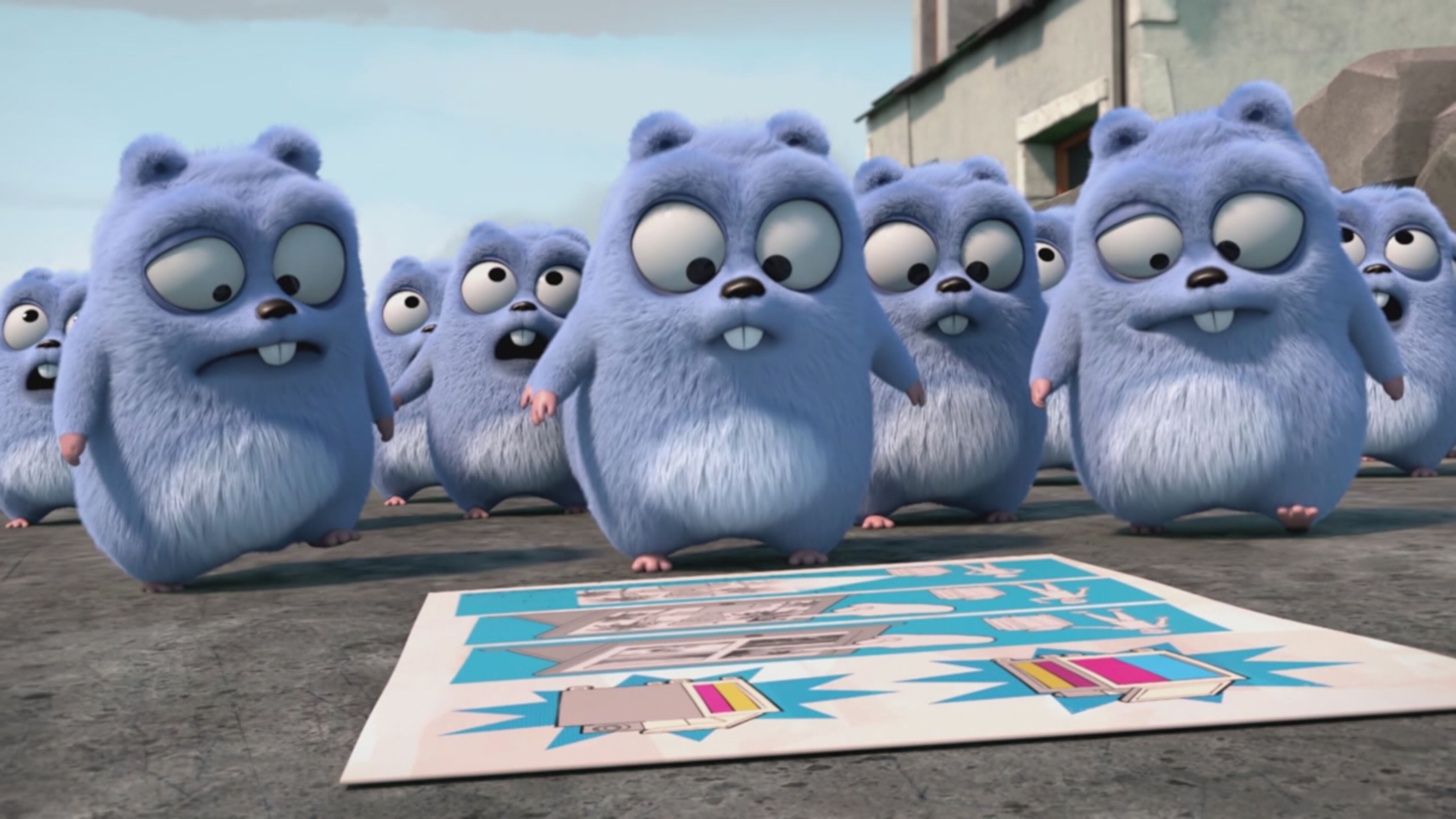 Grizzy e i Lemming - S3 Ep.57 - Lemming su Tela