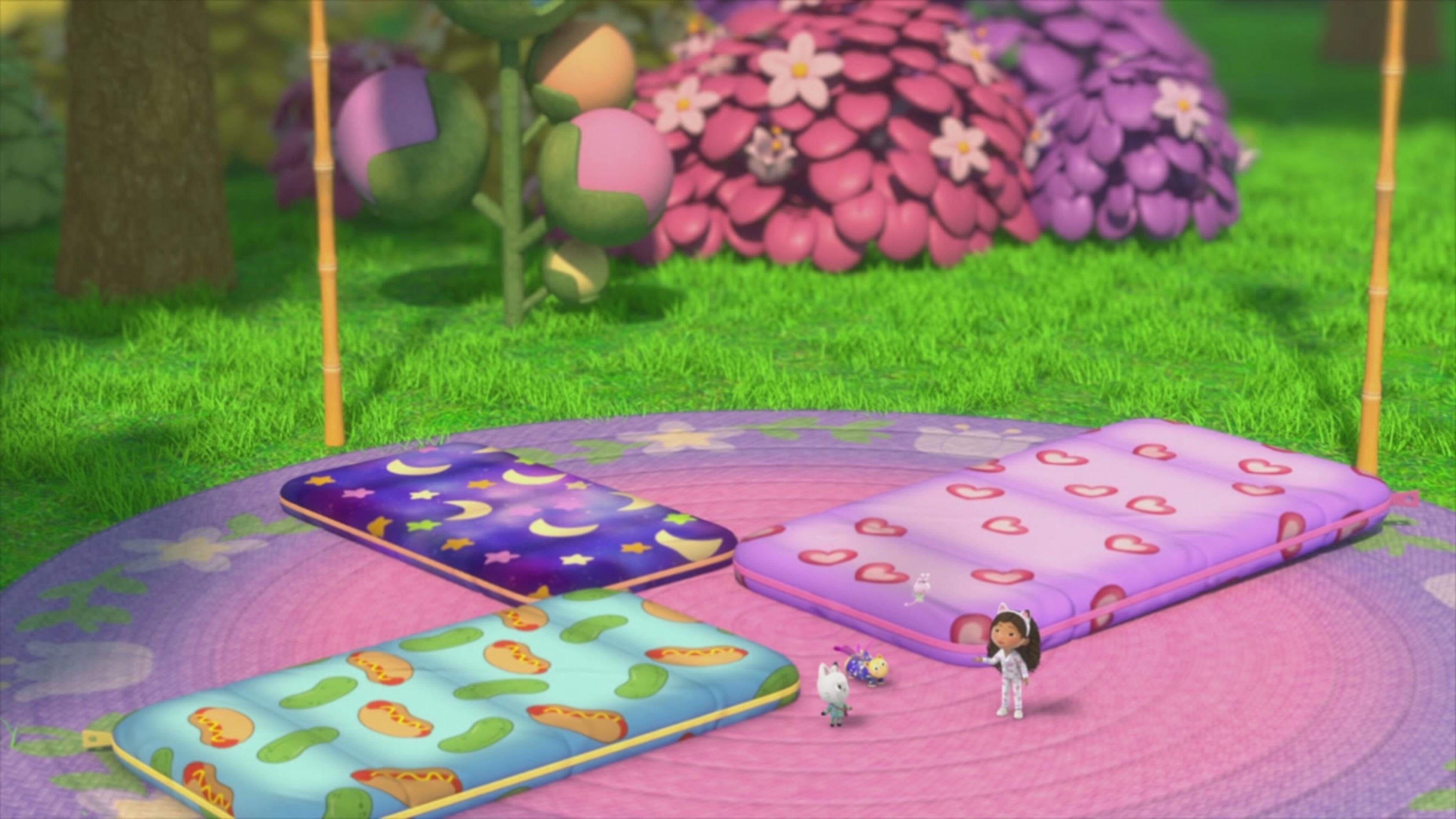 La casa delle bambole di Gabby - S1 Ep.13 - Pigiama party di Gattina Fatina