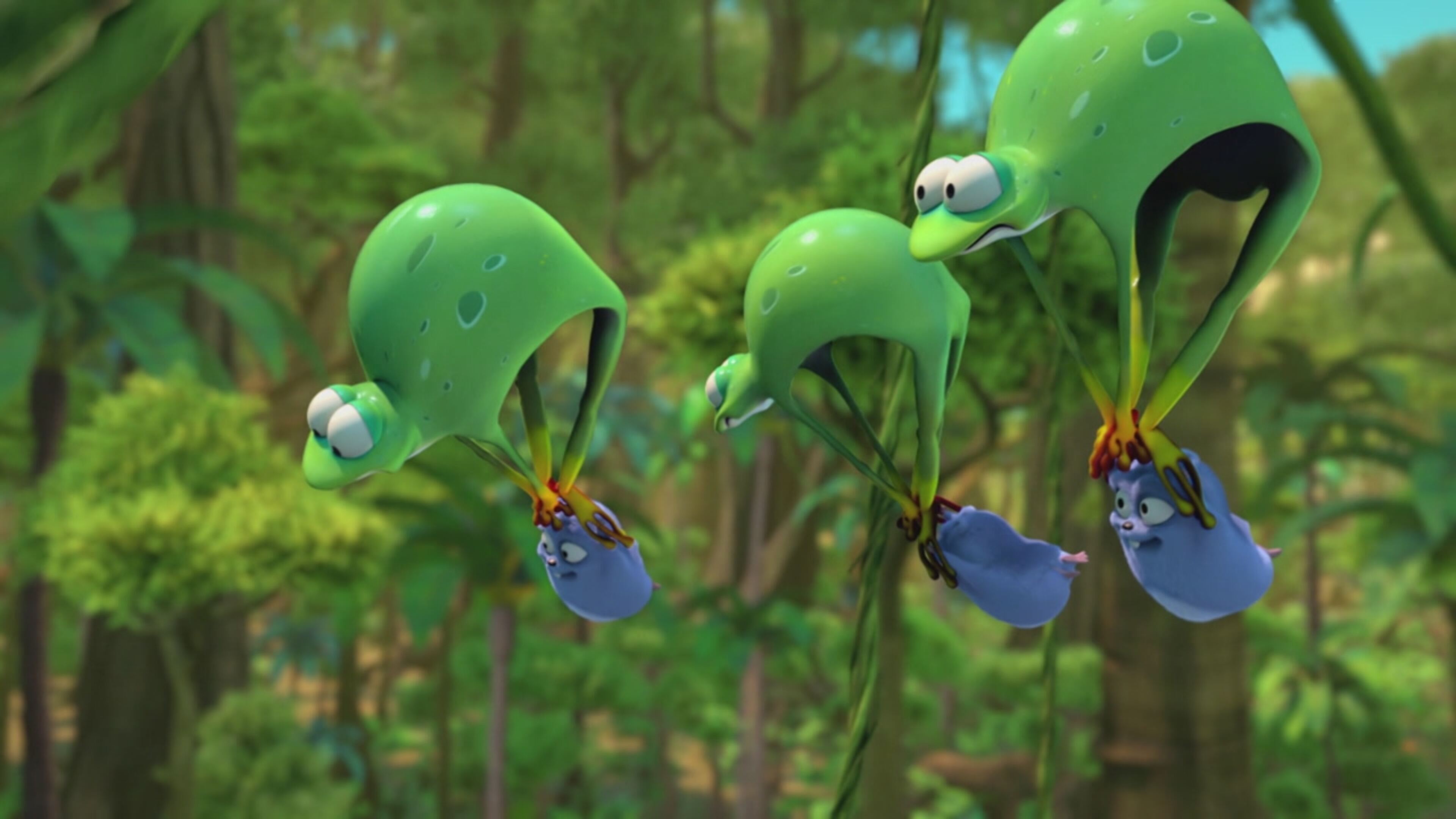 Grizzy e i Lemming - S3 Ep.66 - L'Orso, la Rana e la Zanzara