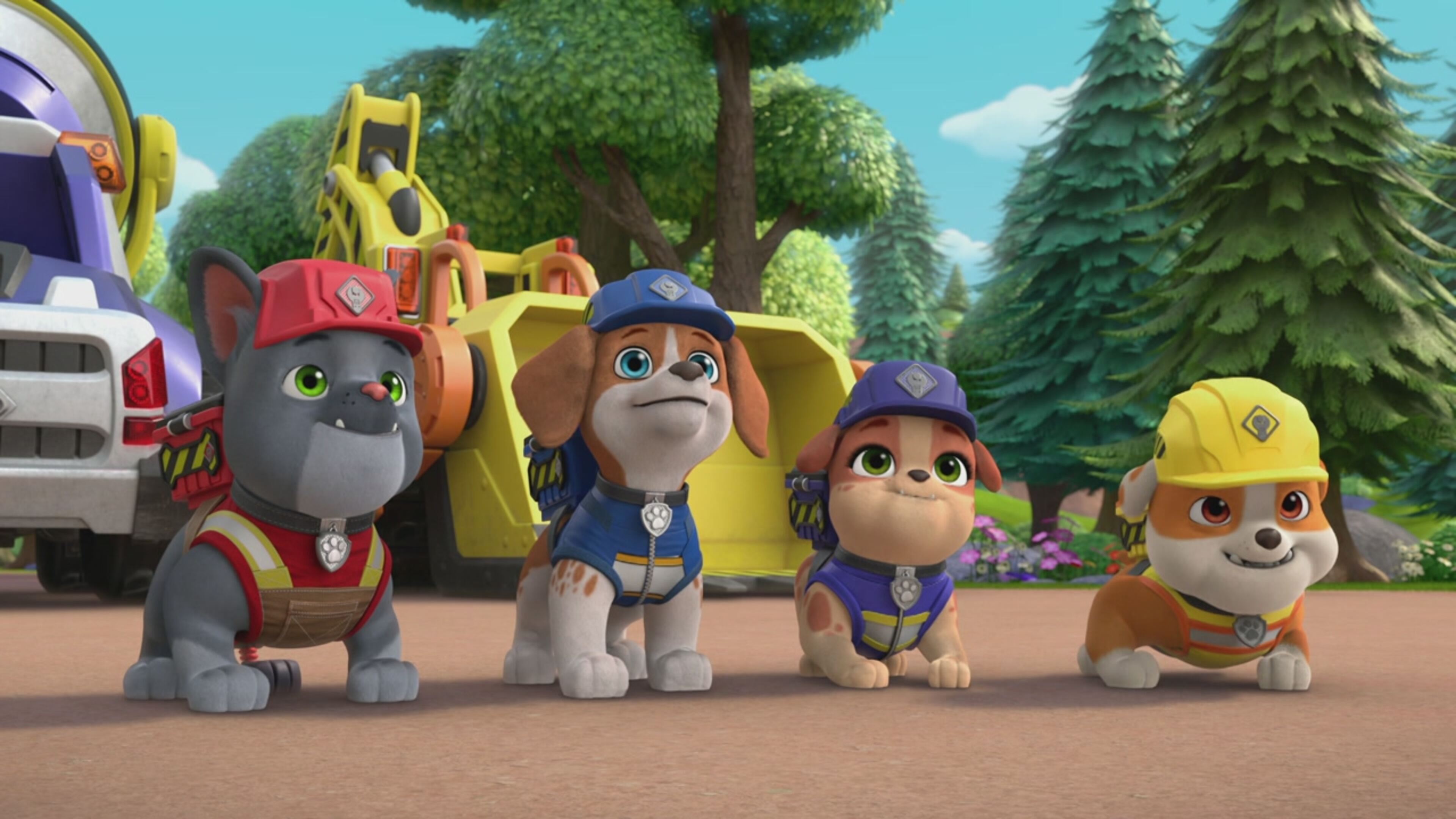 Rubble Crew - S1 Ep.17 - La squadra costriusce un osservatorio/La squadra costruisce una zip line