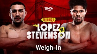 Lopez vs. Stevenson: Cerimonia del peso