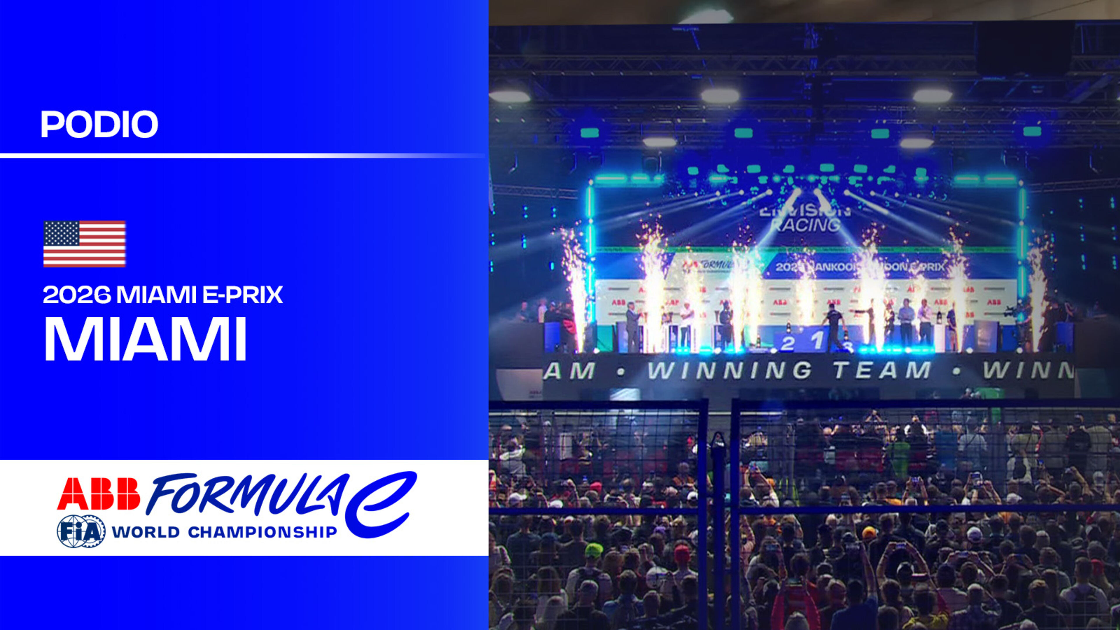 Formula e 2026 podio