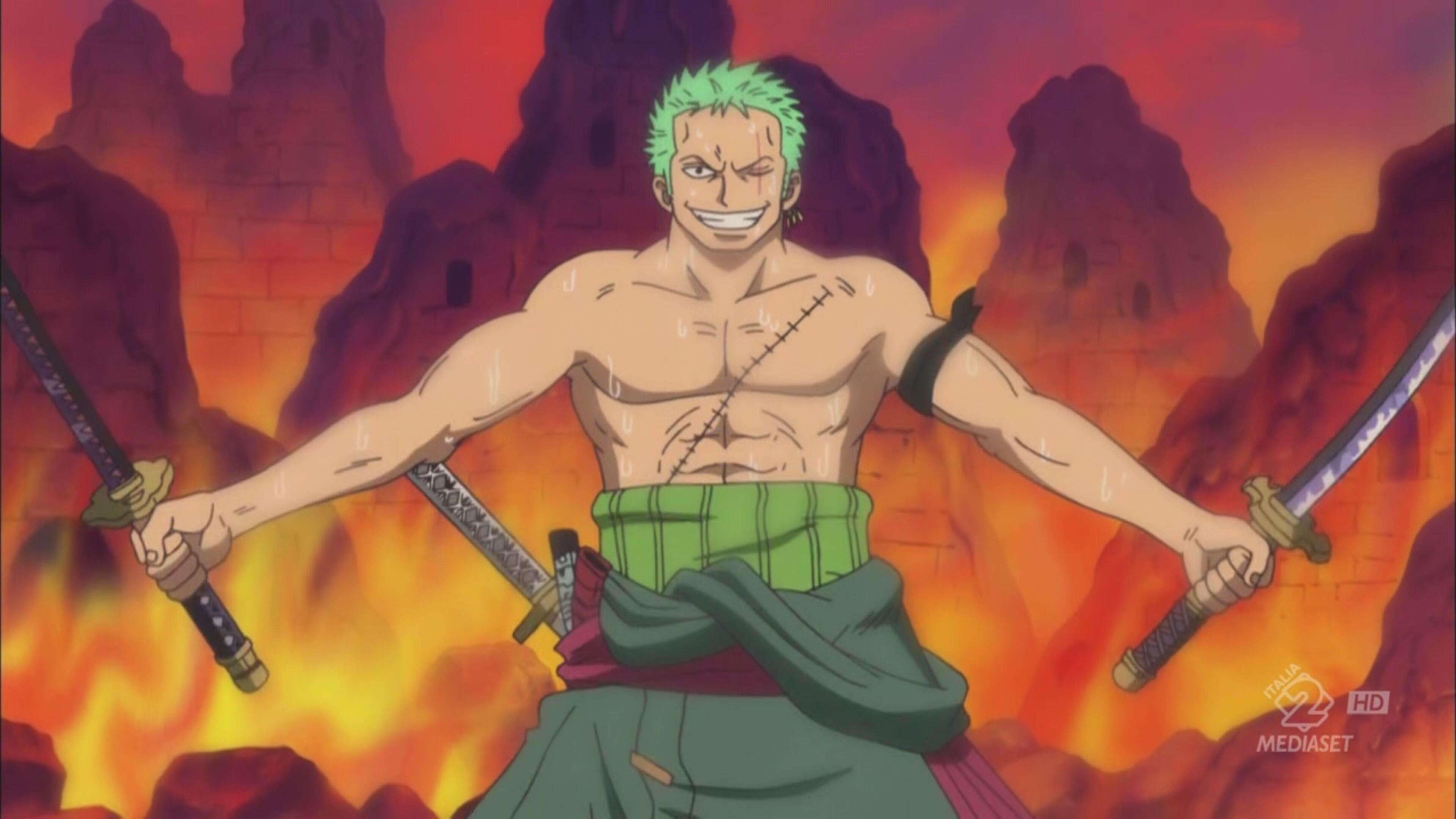One Piece 13 - S1 Ep2 Battaglia incandescente! Luffy contro il drago gigante!