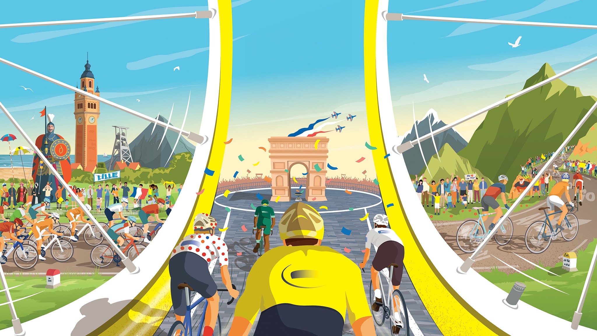 Ciclismo. Tour di notte - 10a tappa