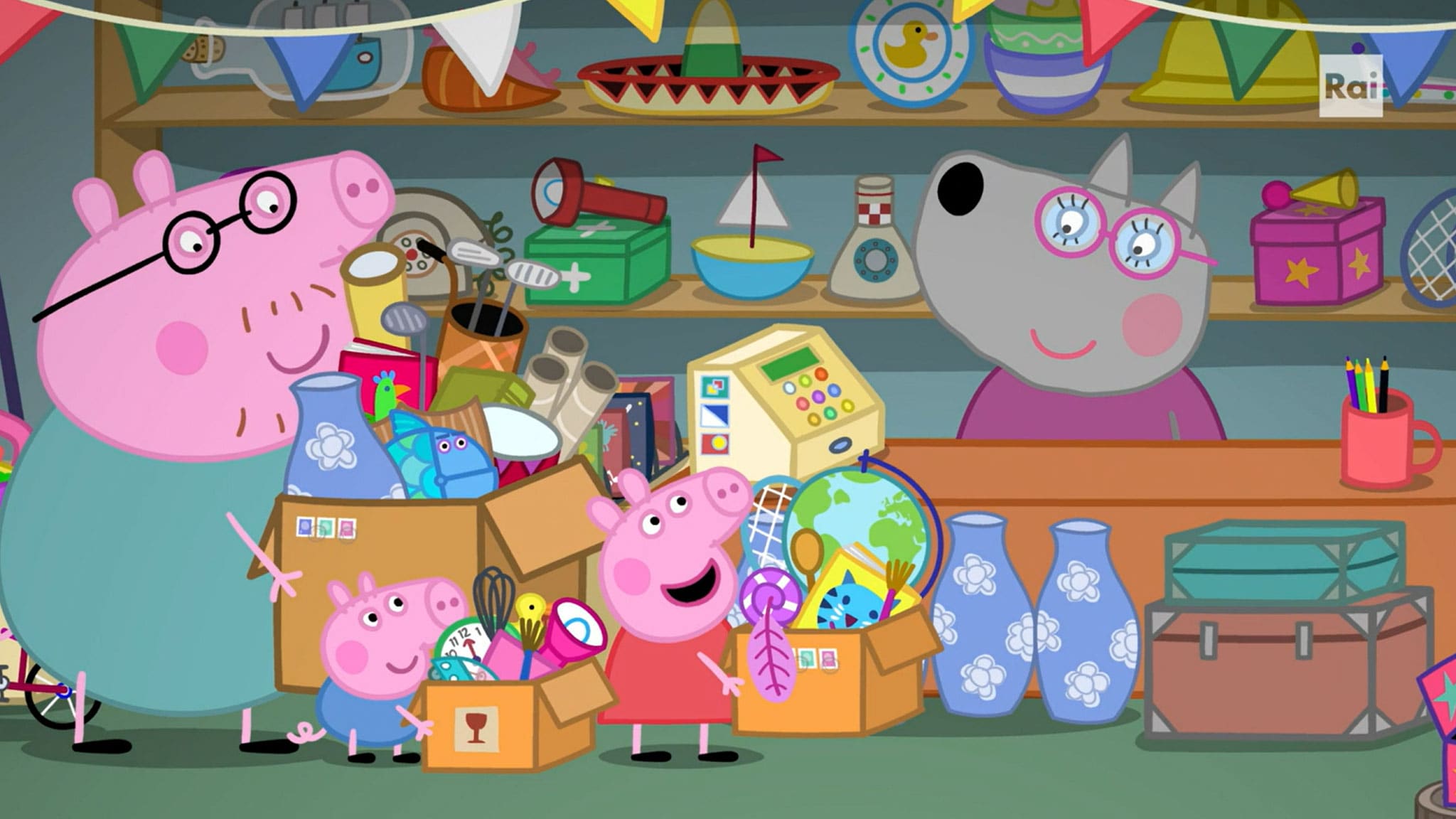 Peppa Pig - S9E40 - Il mercatino di beneficienza