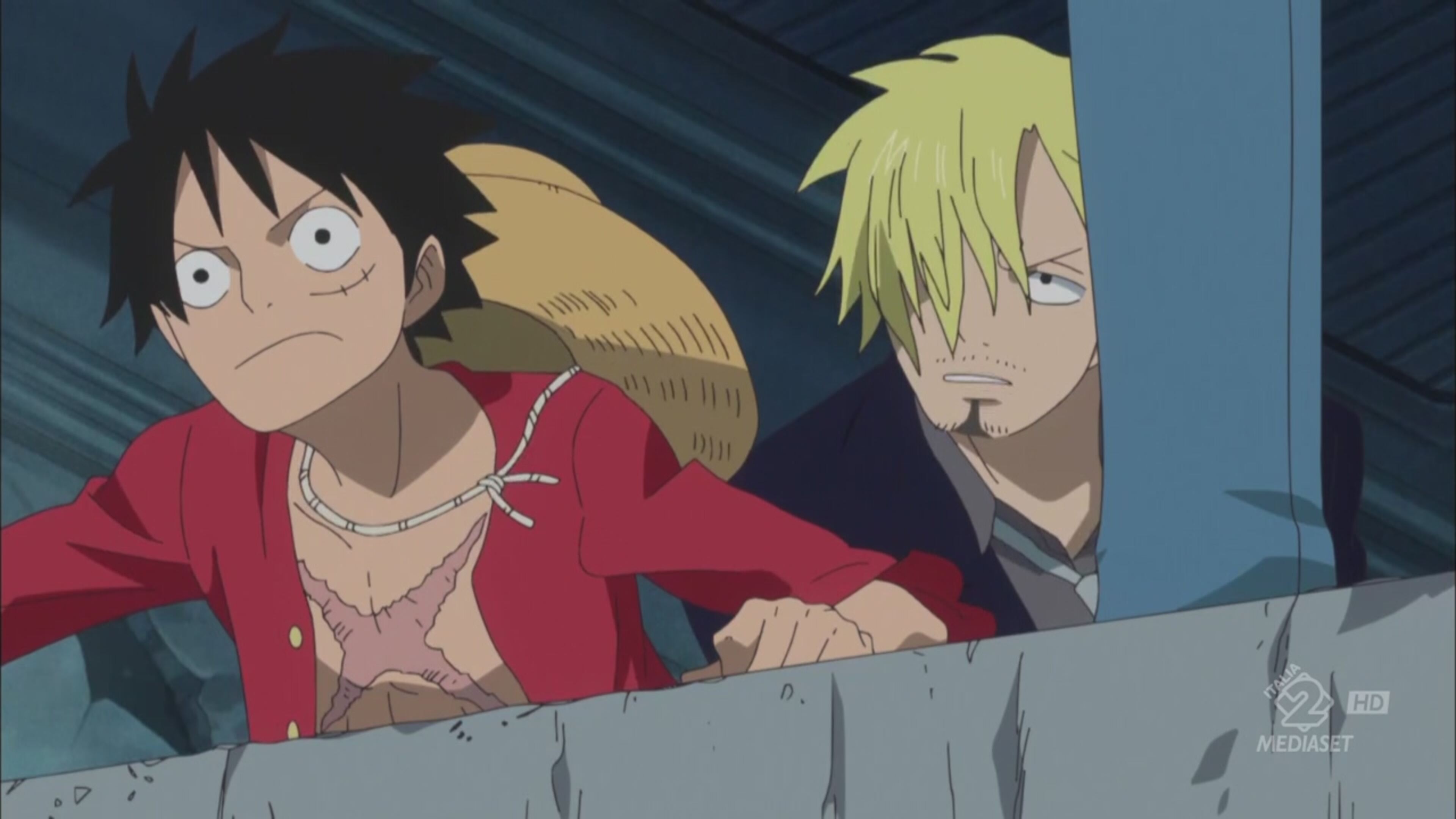 One Piece 14 - S14 Ep19 Buffalo e Baby Five in azione! Recuperare Caesar