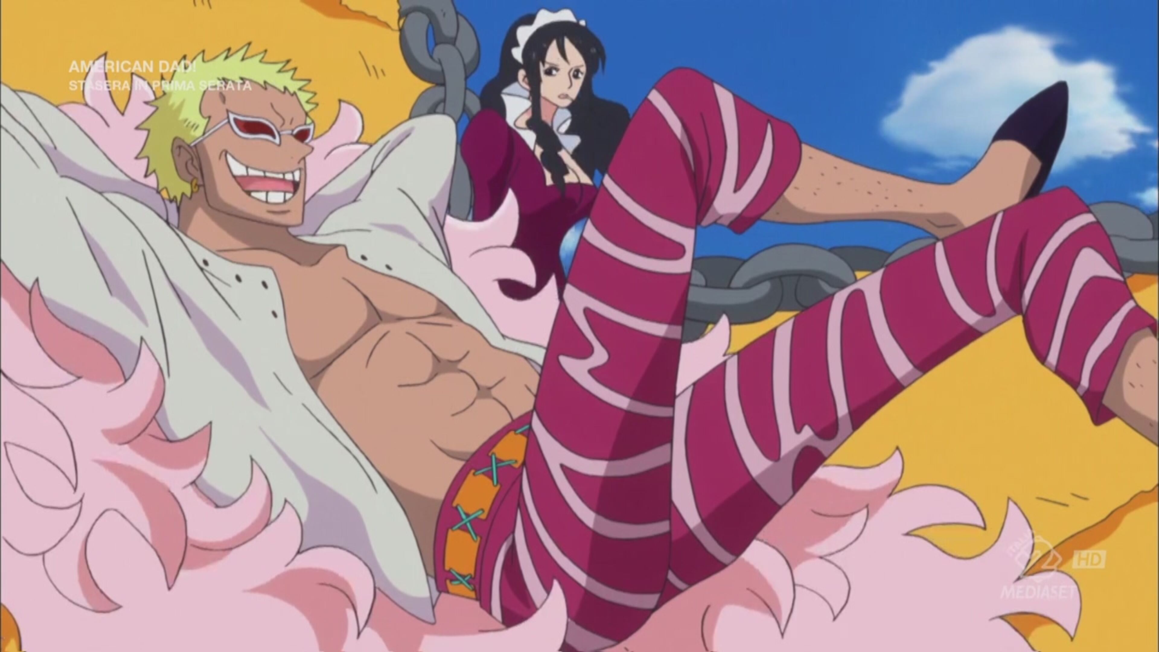 One Piece 14 - S14 Ep23 Scontro ad alta tensione! Aokiji vs Do Flamingo