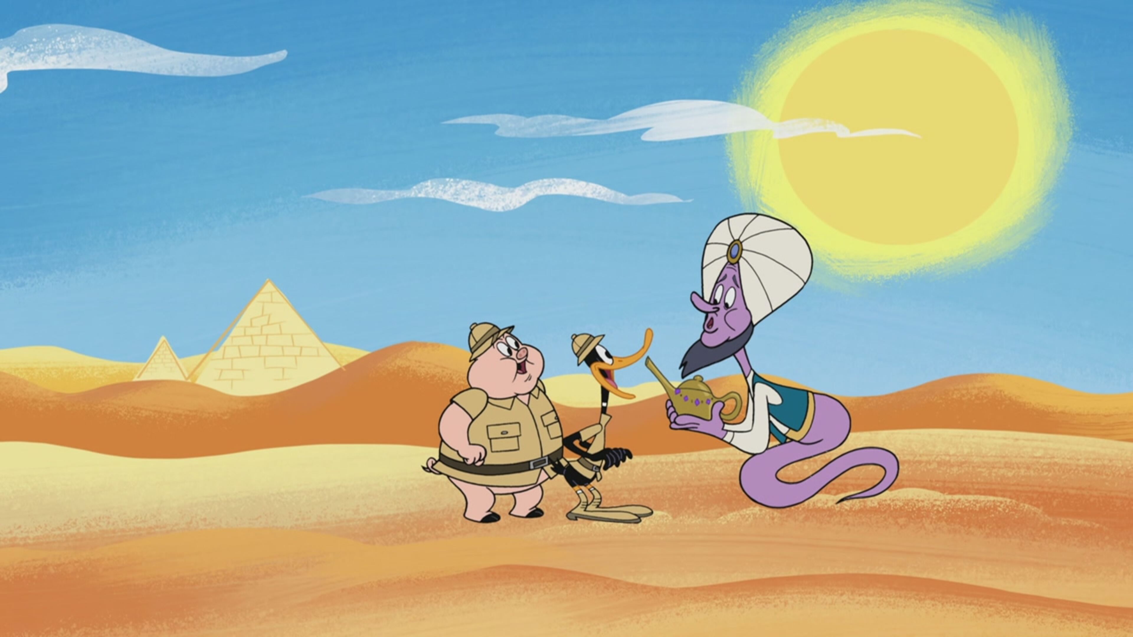 New Looney Tunes - S3 Ep.38 - Daffy Alieno / Il genio della lampada