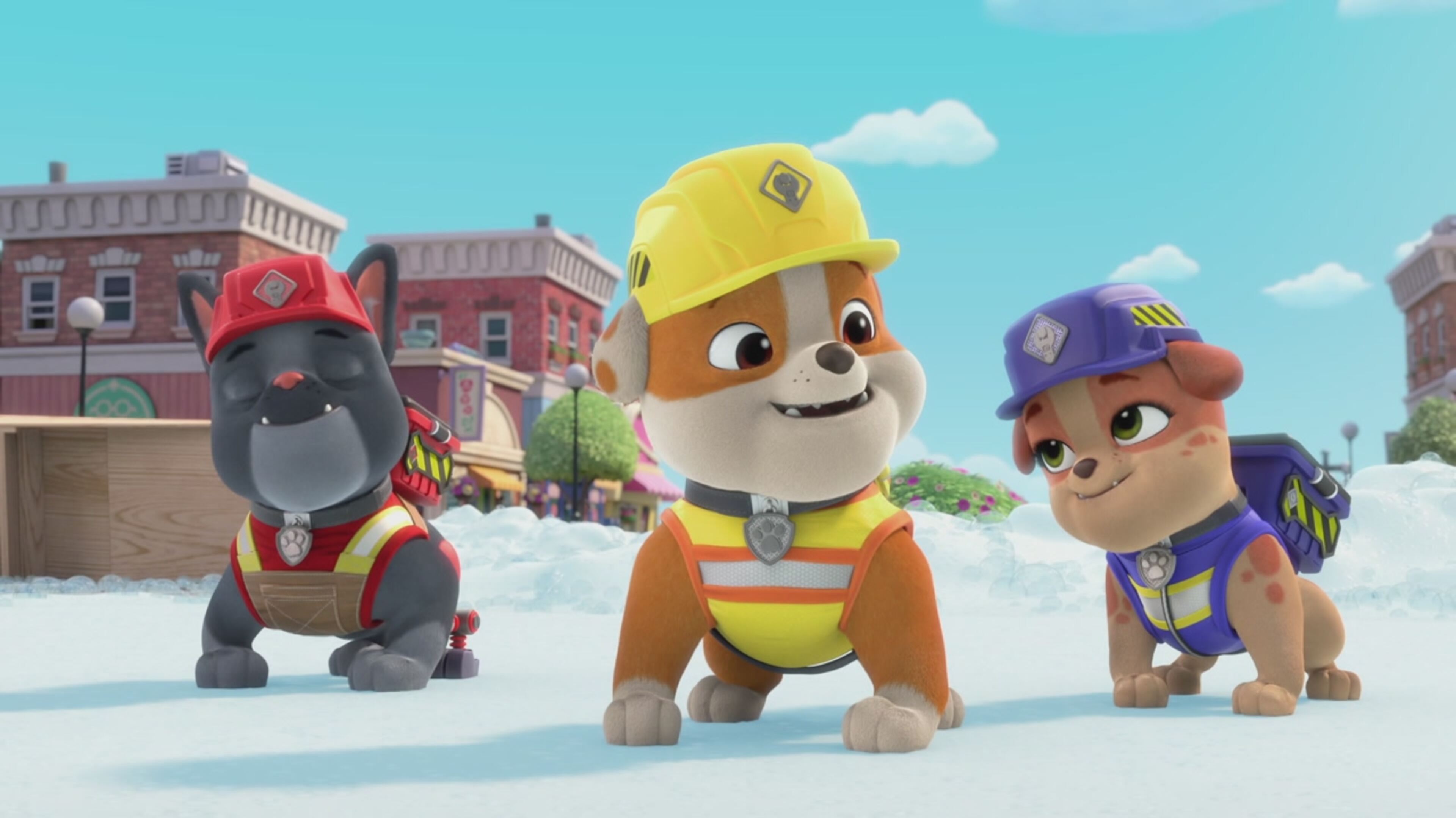 Rubble Crew - S1 Ep.8 - La squadra costruisce un chiosco di popcorn/La squadra pulisce un pasticcio scivoloso