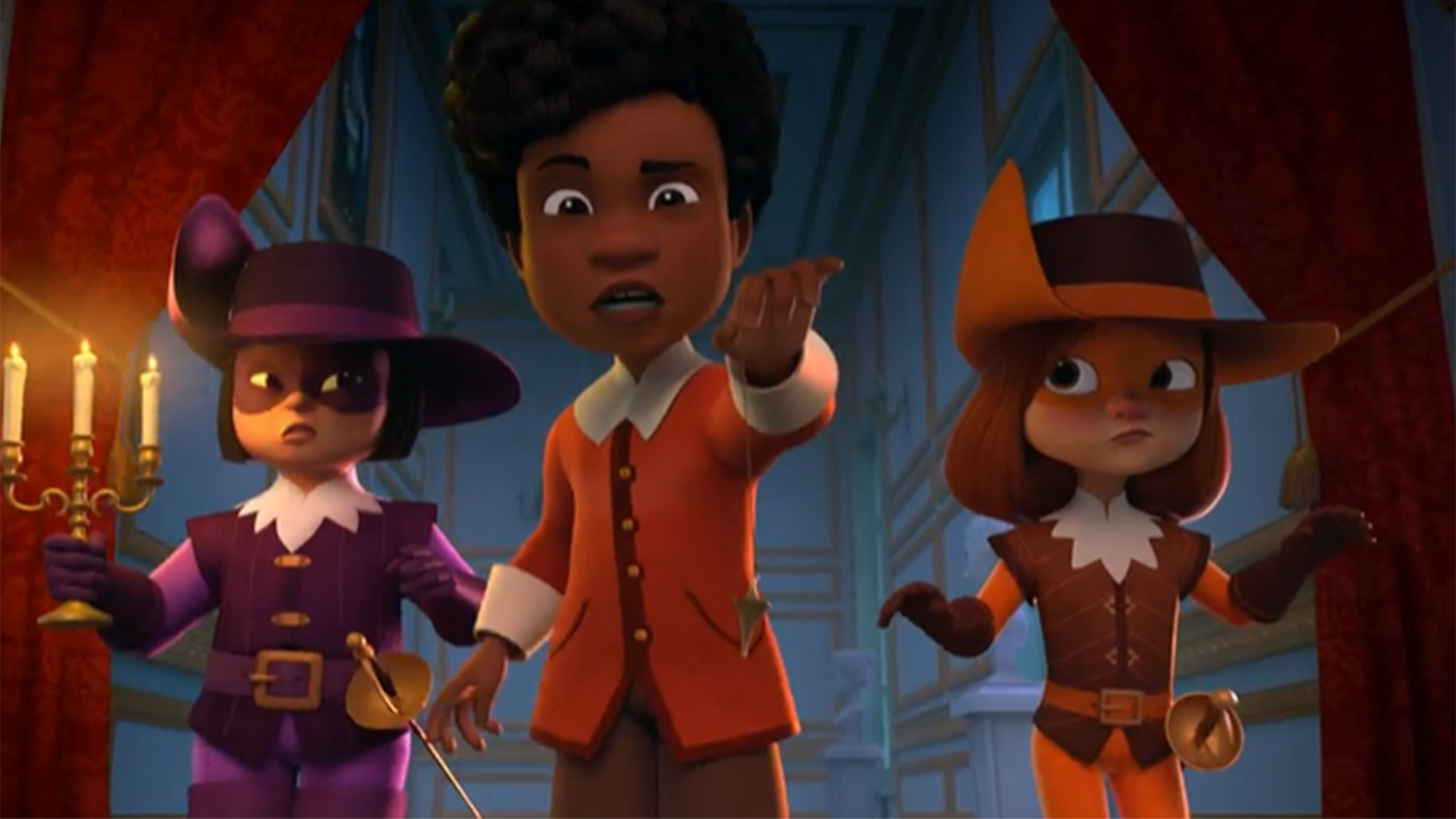 Le tre moschettiere - S1E13 - I fantasmi del Louvre