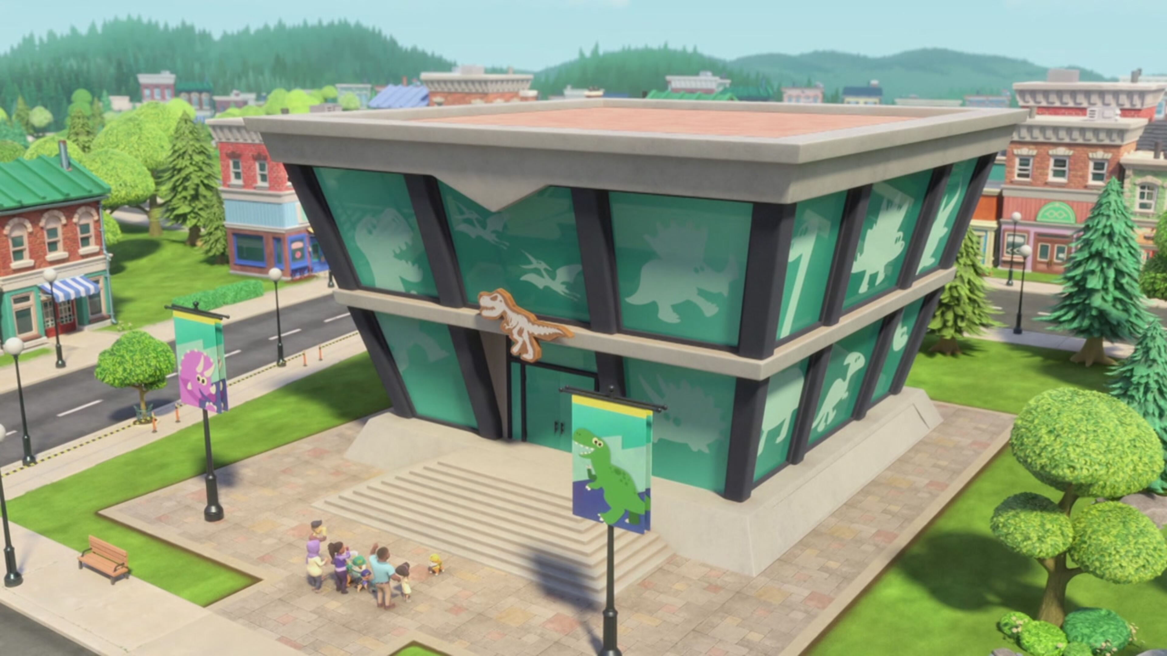 Rubble  Crew - S1 Ep.13 - La squadra costruisce un museo dei dinosauri / La squadra costruisce una rampa