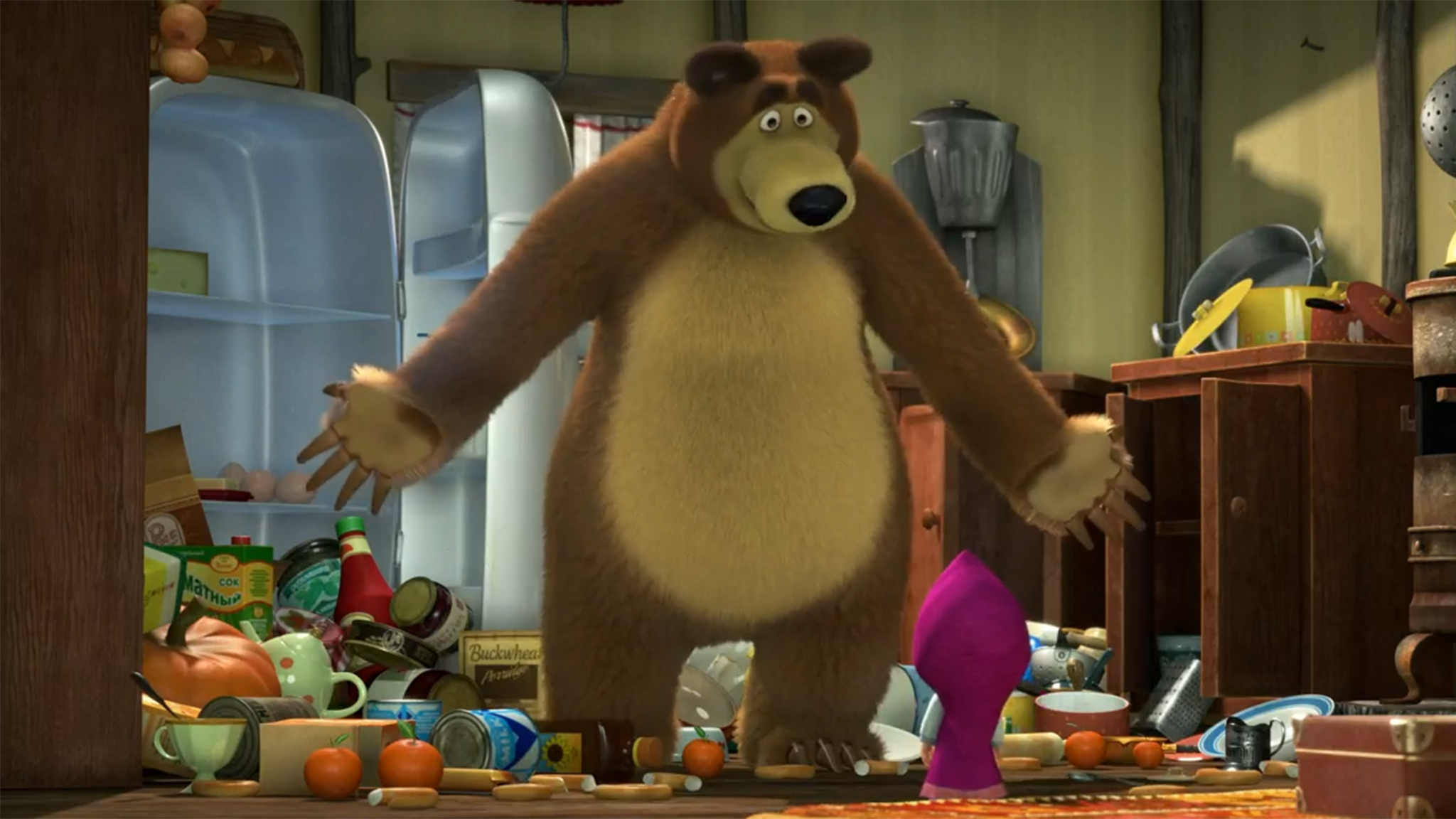 Masha e Orso - S3E25 - Giro del mondo in un giorno