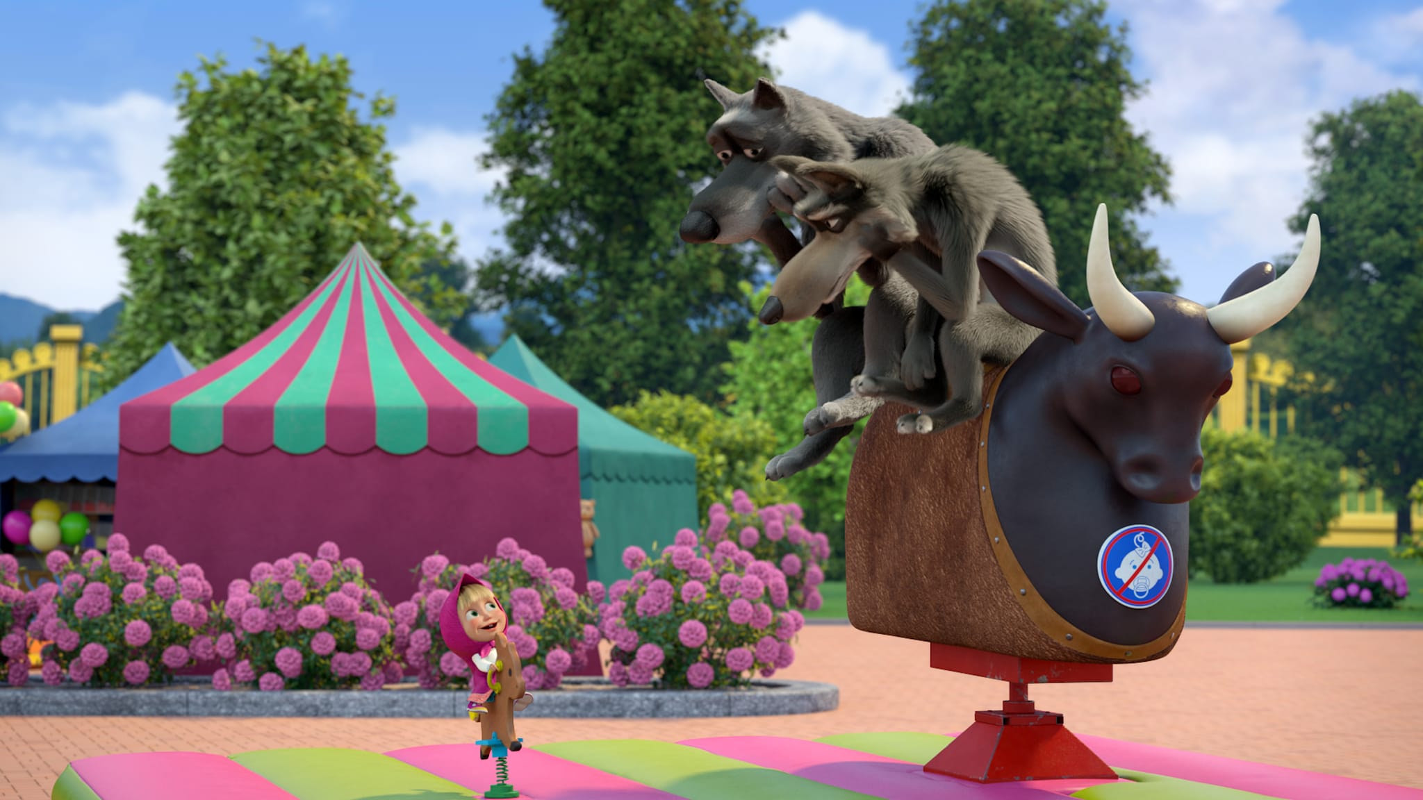 Masha e Orso - S8E24 - Giri di giostra