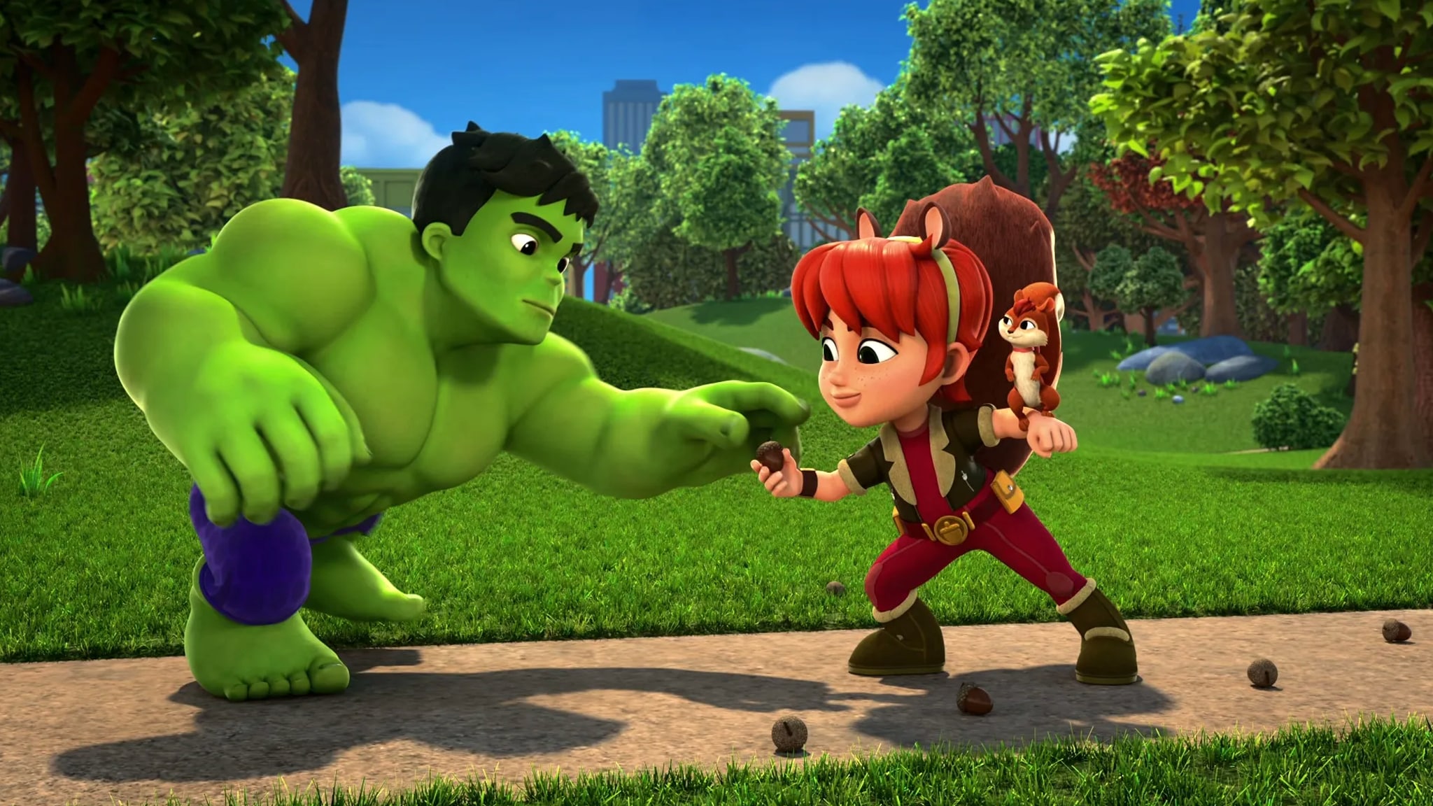 Spidey e i suoi fantastici amici - S3E80 - Moon Girl e il dilemma del dinosauro / Lo scambio scoiattoloso di Hulk