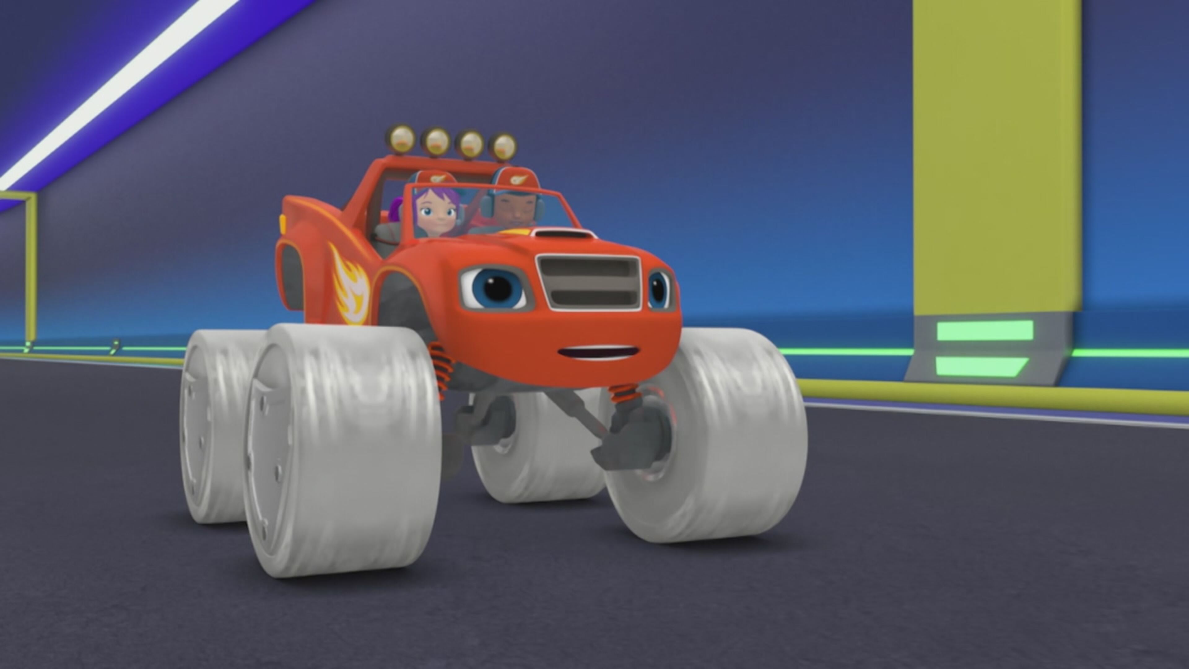 Blaze e le megamacchine - S9 Ep.3 - La squadra ai box