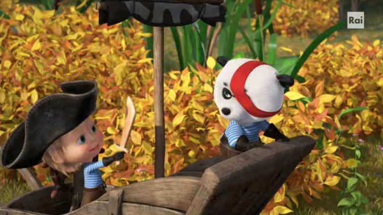 Masha e Orso - S5E11 - L'isola del tesoro 