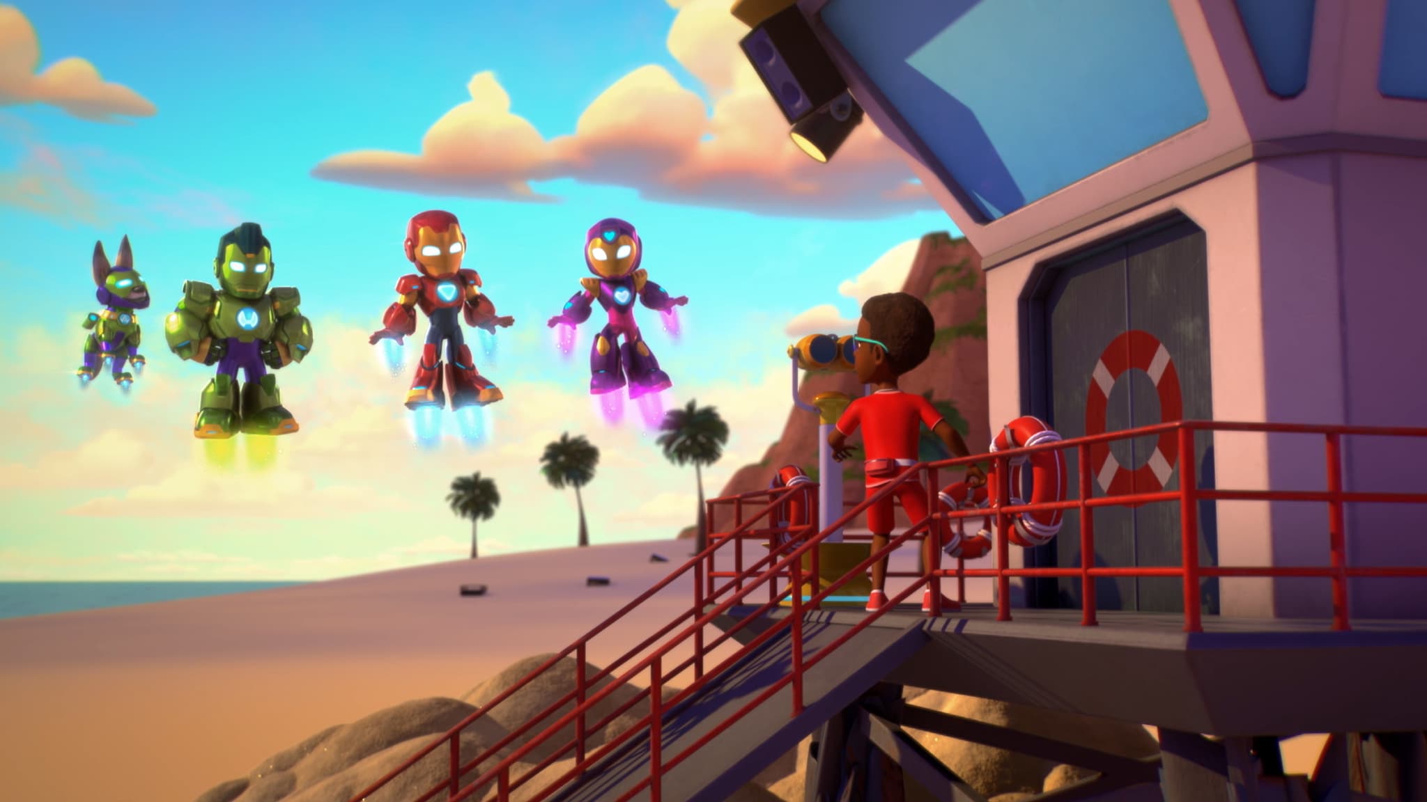 Iron Man e i suoi fantastici amici - S1E9 - Giornata al mare assolutamente fantastica / Swarm sparge puzza ovunque