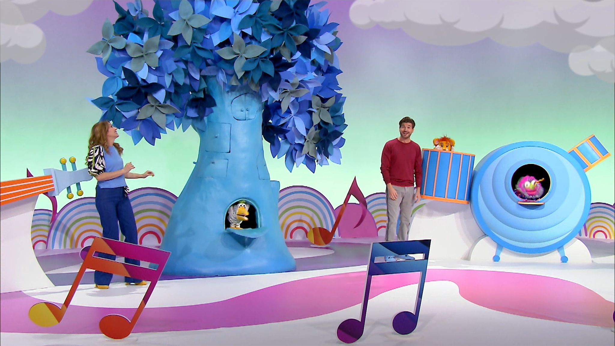 È un Azzurro Albero - S1E9 - Che paura i tuoni!