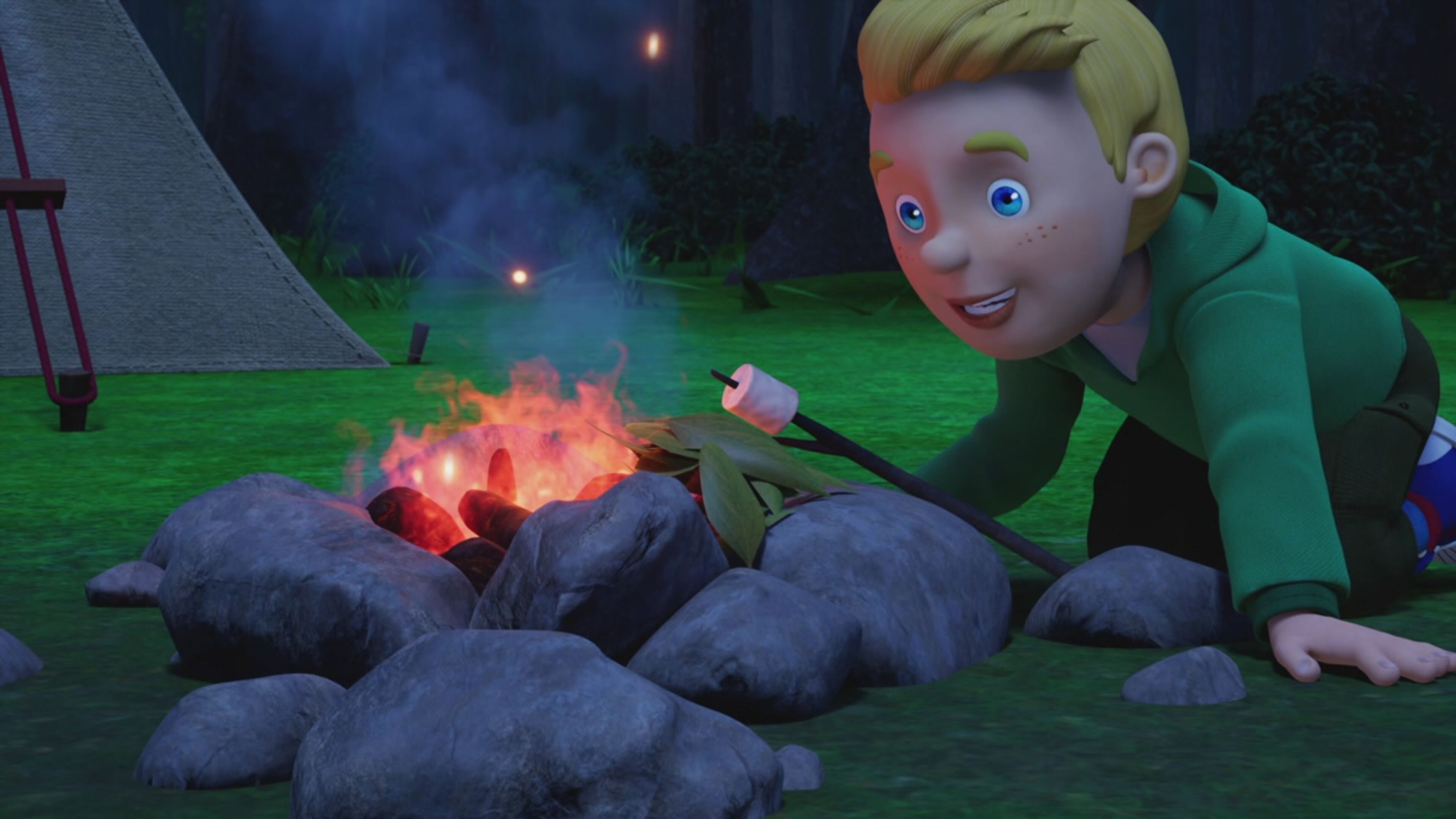 Sam il pompiere - S14 Ep.6 - La sfida in tenda di Moose