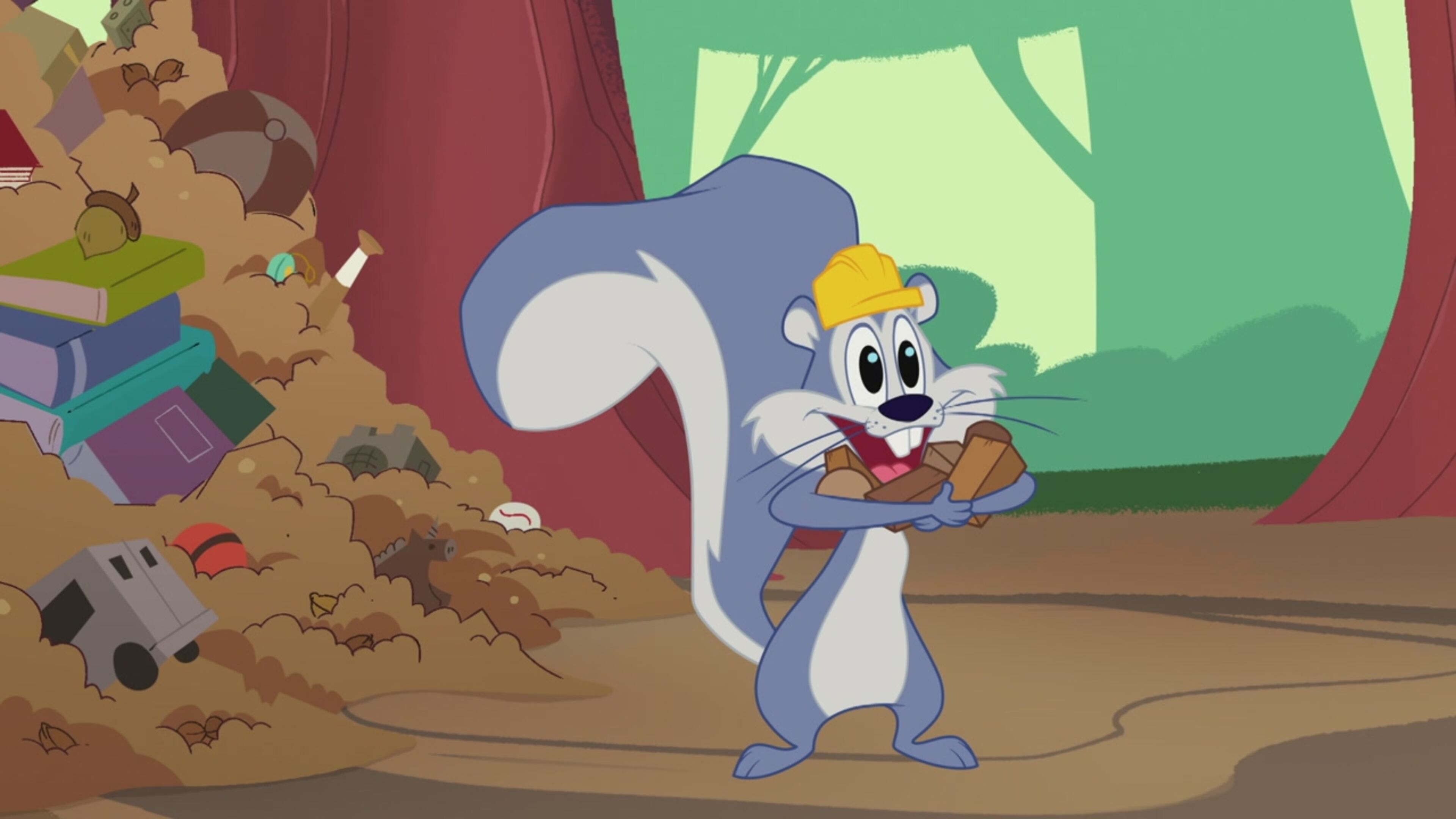 Bugs Bunny Costruzioni - S1 Ep.15 - Uno scoiattolo disordinato