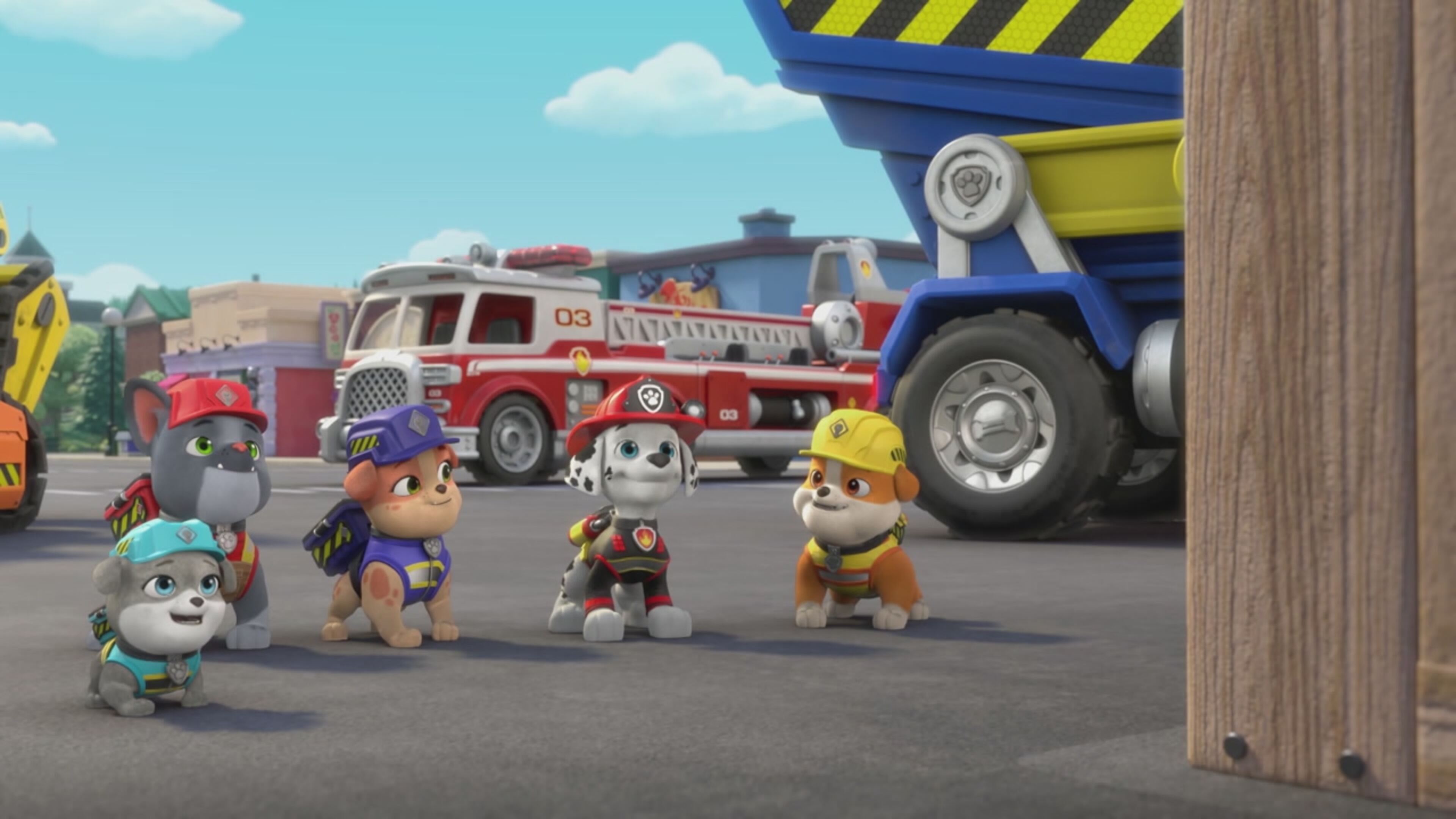 Rubble  Crew - S1 Ep.11 - La squadra e Marshall costruiscono la caserma dei pompieri